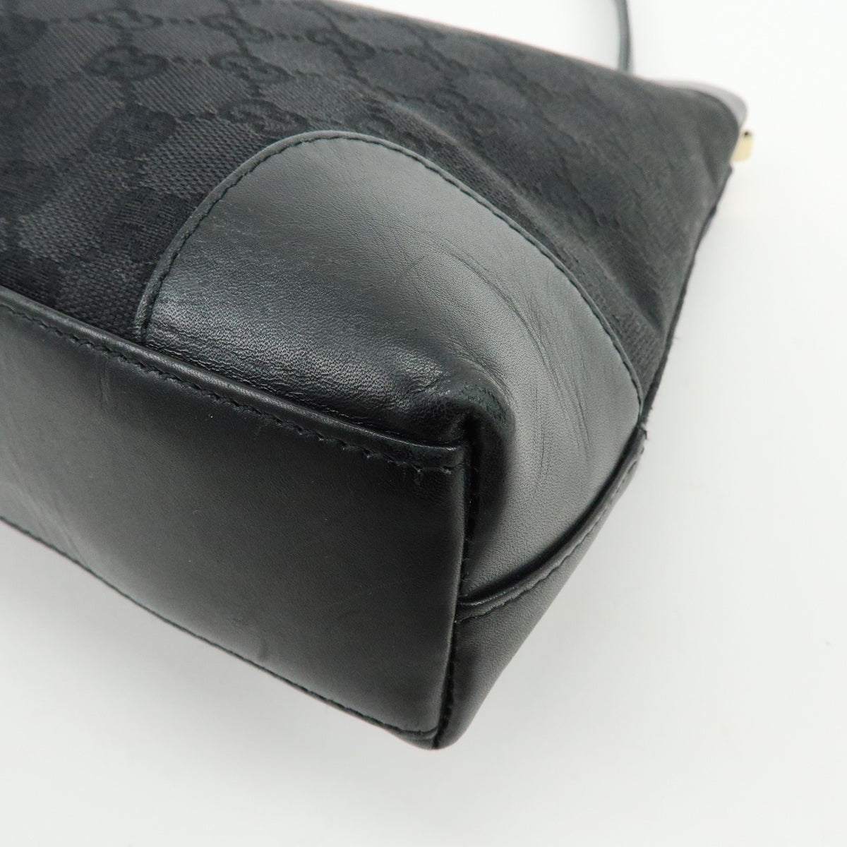 Gucci Shoulder Bag - Black, GG Canvas Leather
