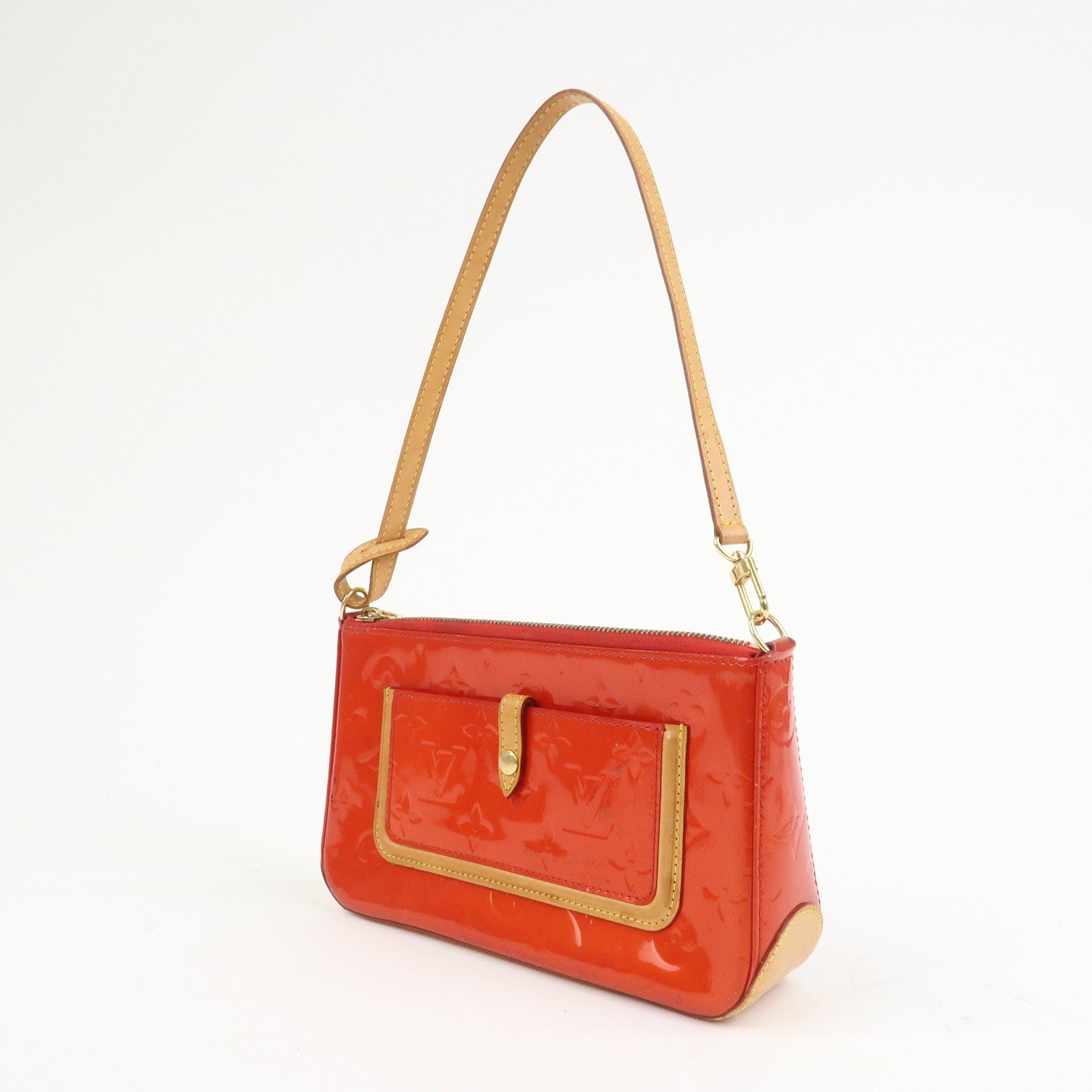 Louis Vuitton Monogram Vernis Mallory Square Shoulder Bag - Rouge, Vernis Leather