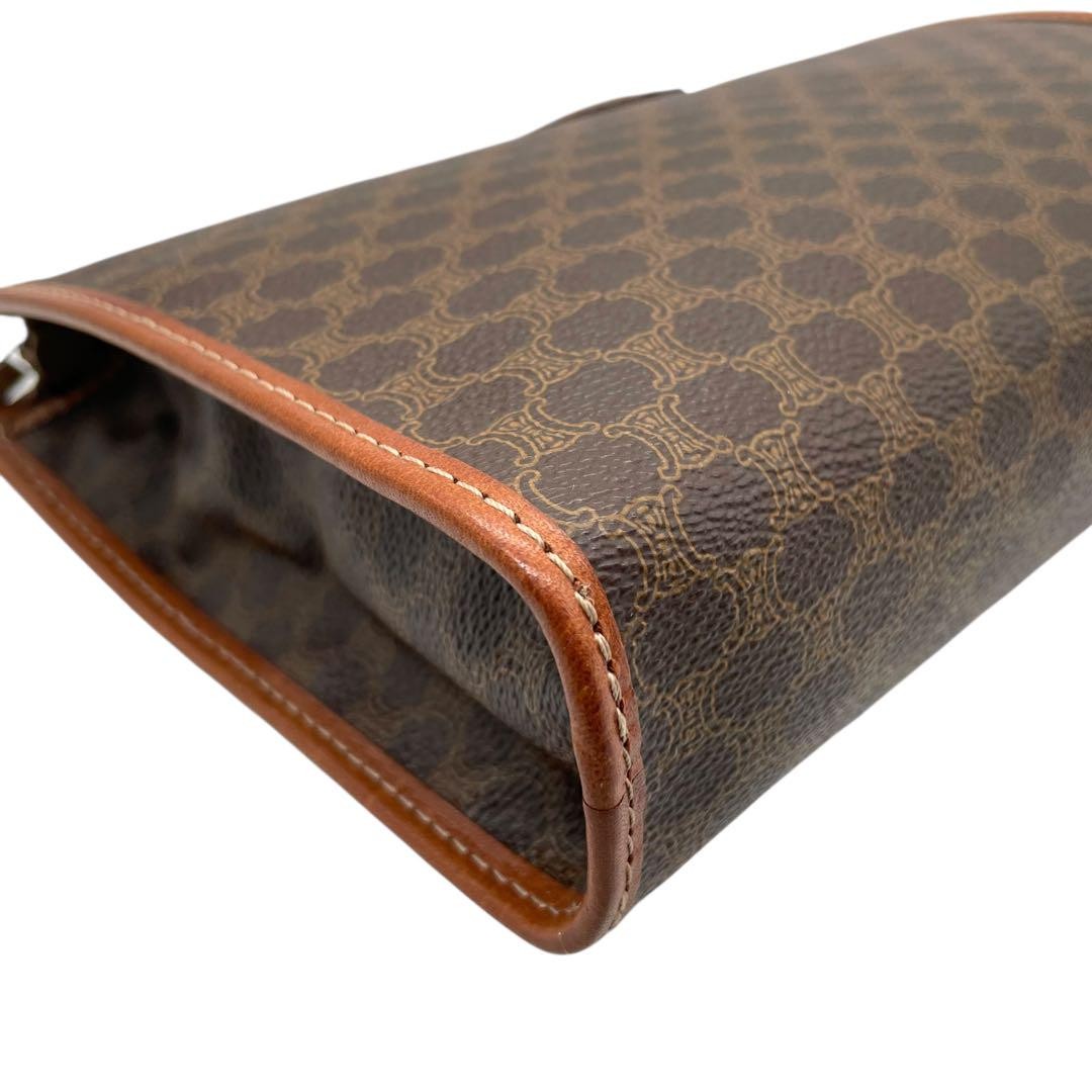 Celine s67 Magadam Clutch Bag - Brown, PVC Leather