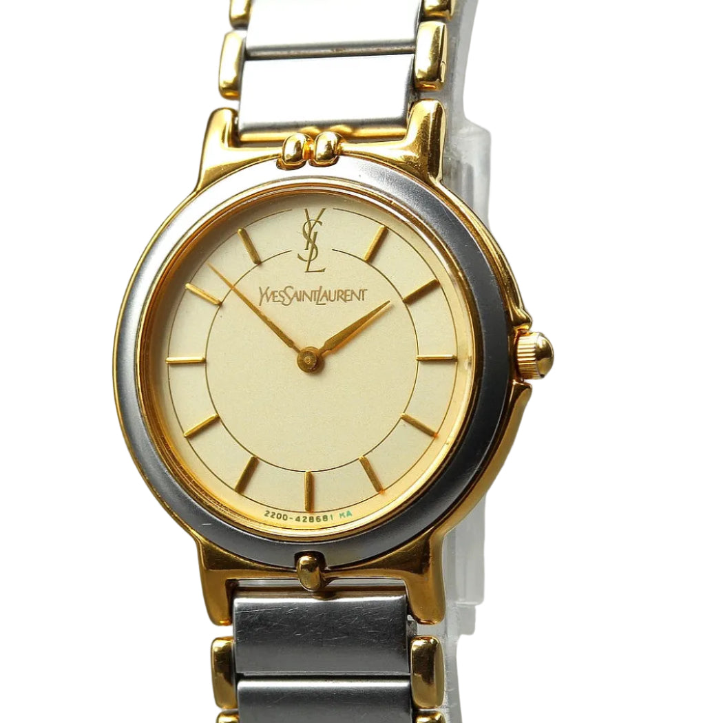 Yves Saint Laurent 2200-228481 Watch - Gold, Stainless Steel