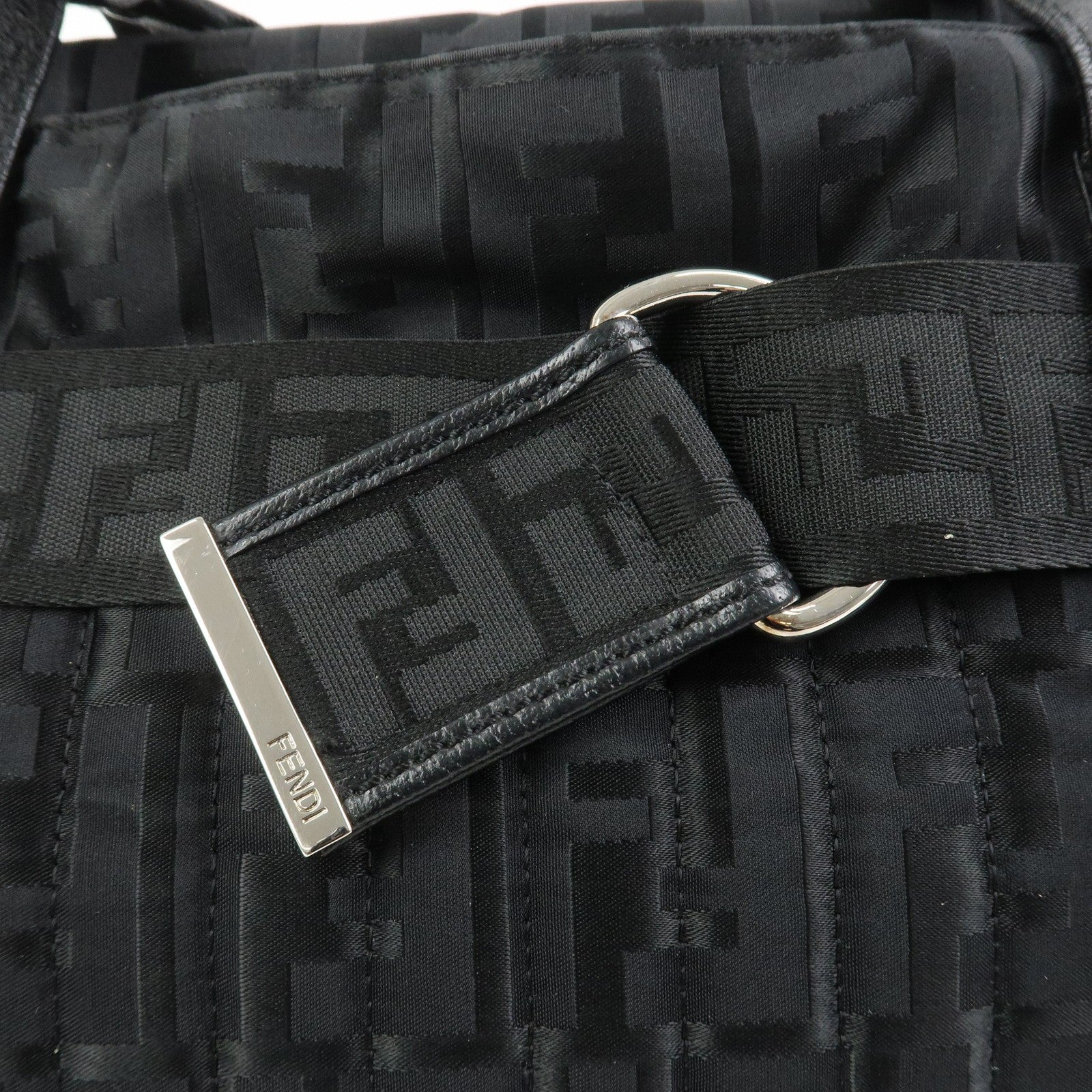 Fendi Shoulder Bag - Black, Nylon and Leather