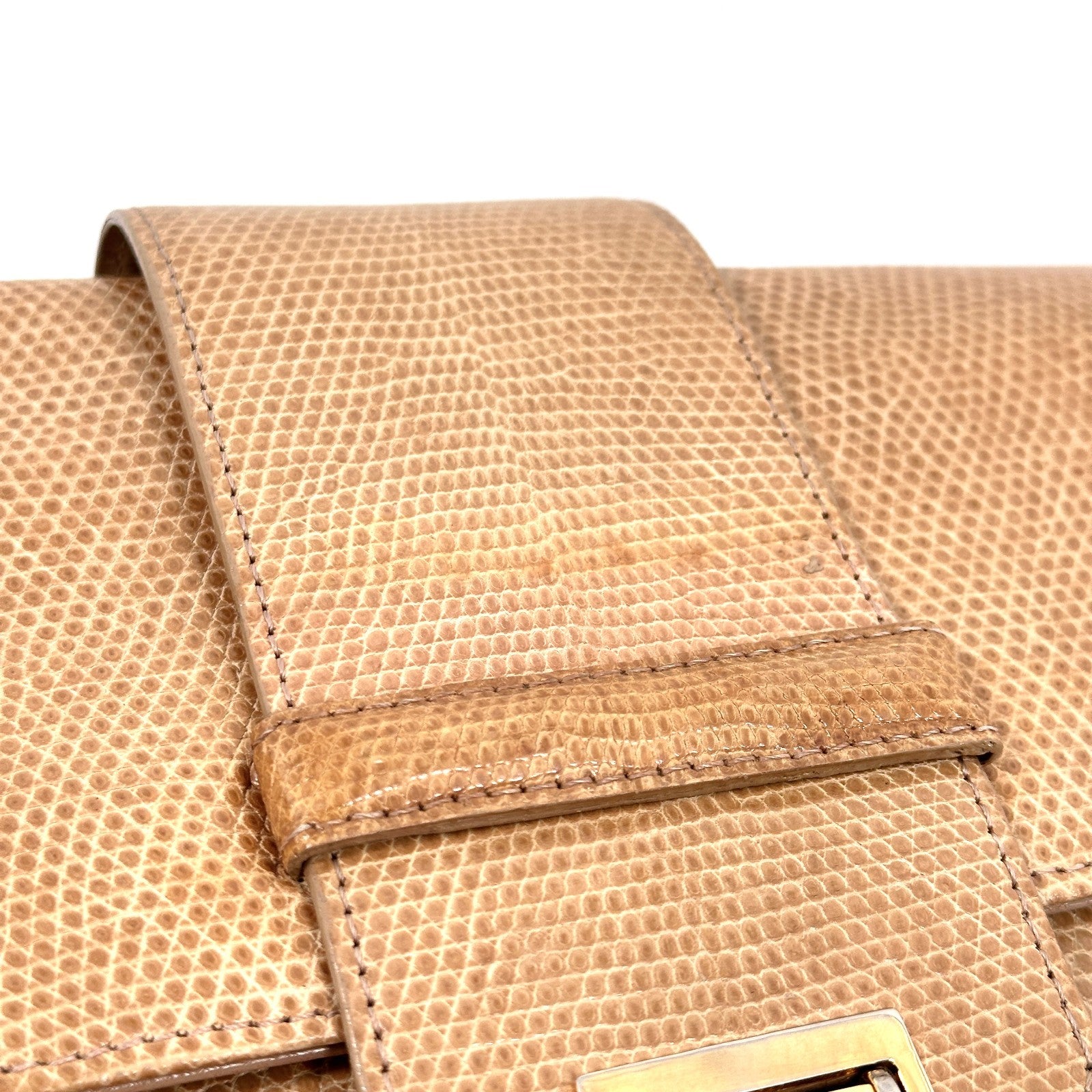 Saint Laurent Yves Shoulder Bag - Beige, Leather