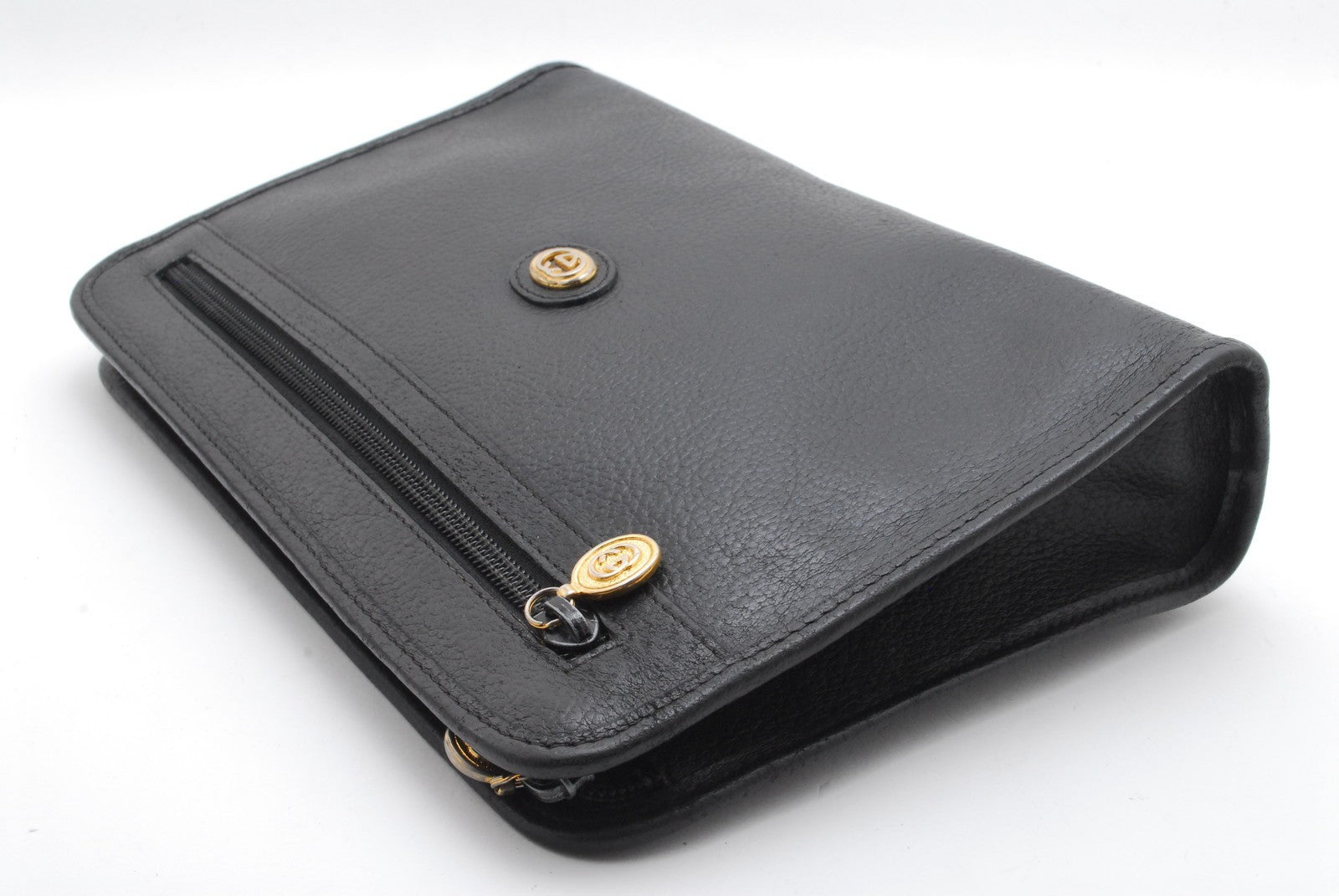 Gucci Clutch Second Bag - Black, Leather