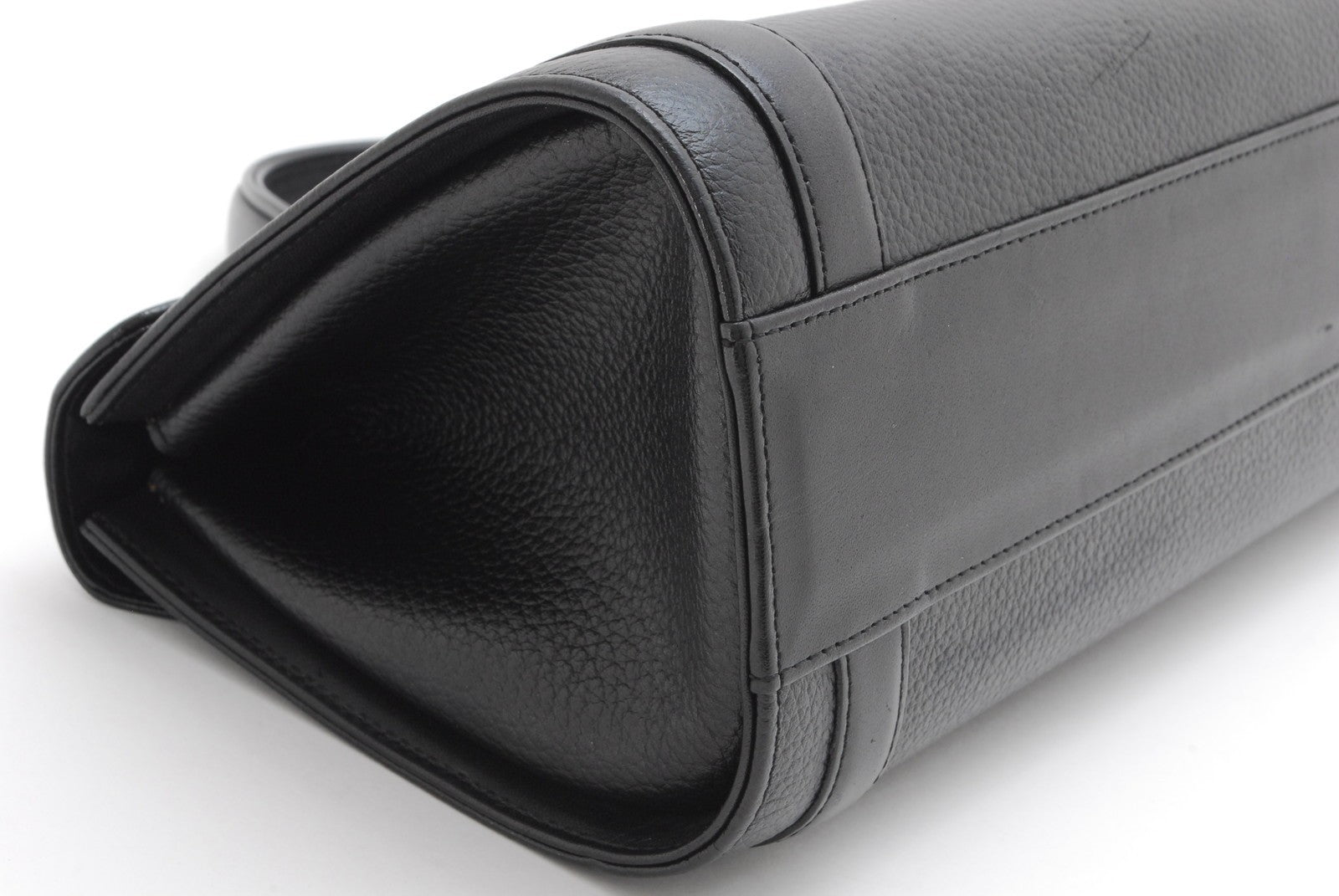 Burberry Nova Check Vintage Hand Tote - Black, Leather