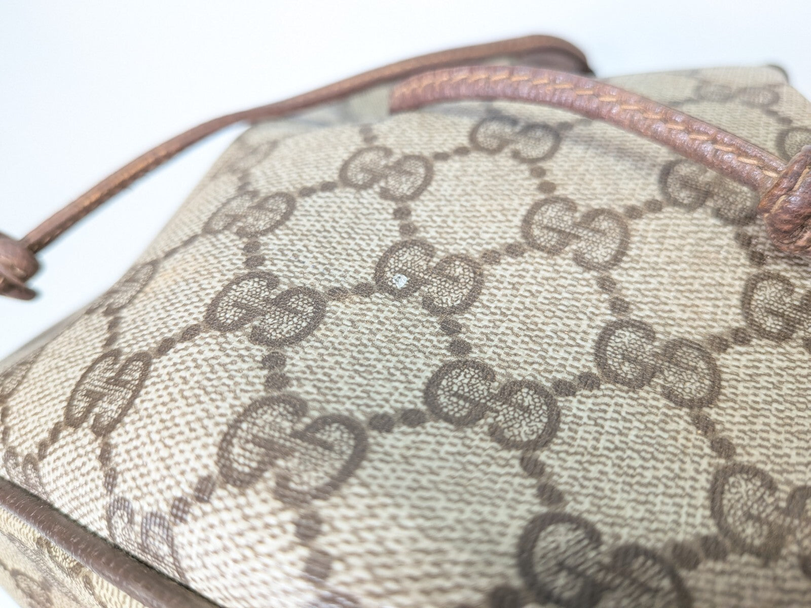 Gucci Sherry Shoulder Bag - Brown, PVC