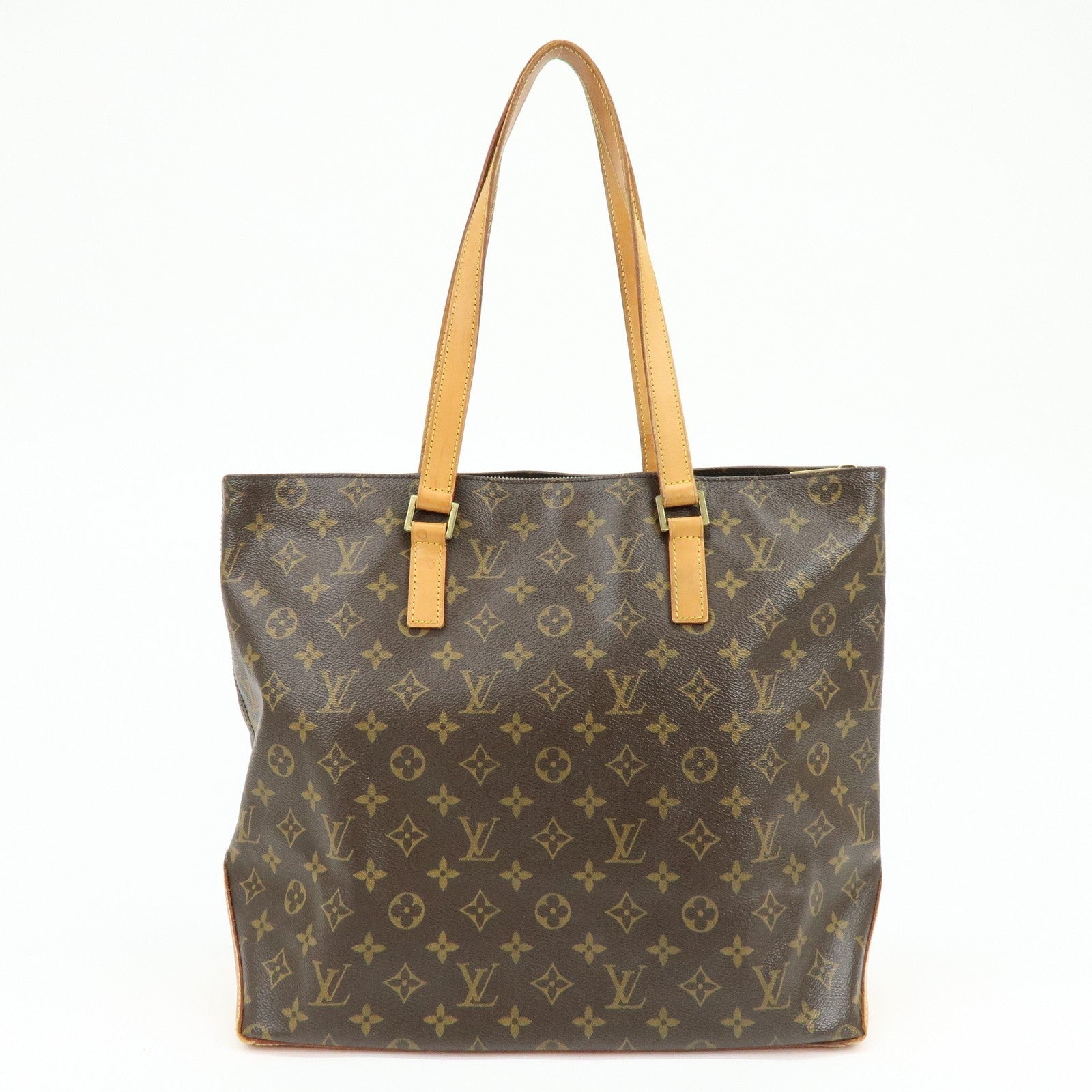 Louis Vuitton Monogram Cabas Mezzo Tote Bag - Brown, Monogram Canvas