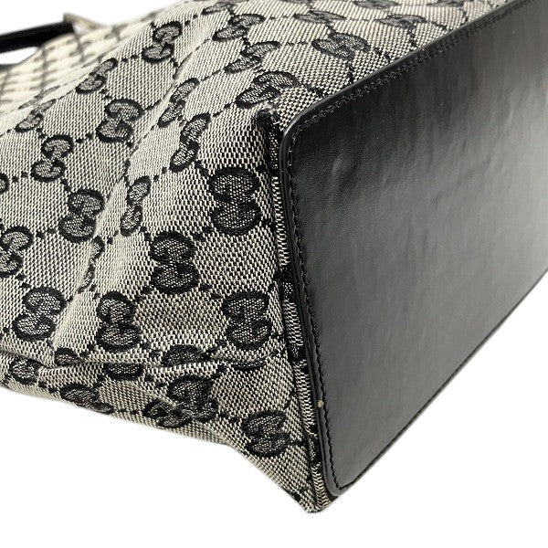 Gucci GG Canvas Tote Bag - Beige & Black, Canvas x Leather