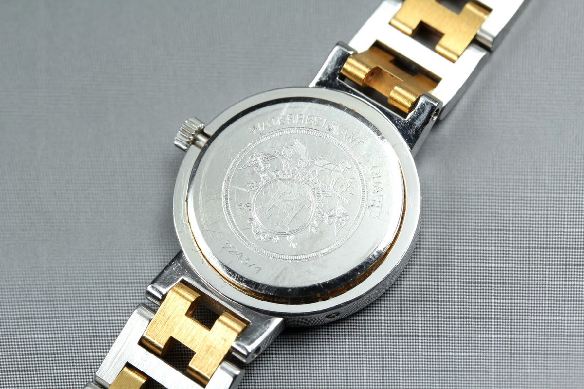 Hermès Clipper Wristwatch - White, Stainless Steel