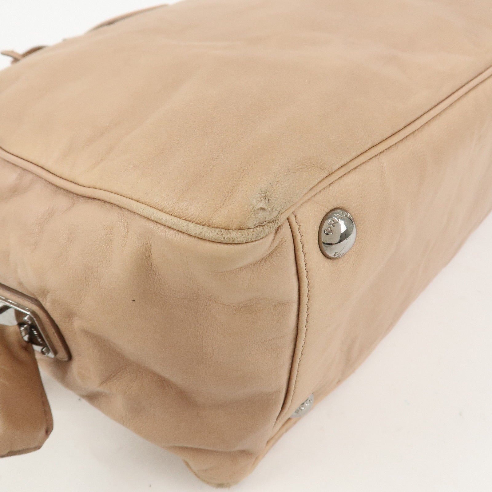 Prada Shoulder Bag - Pink Beige, Leather