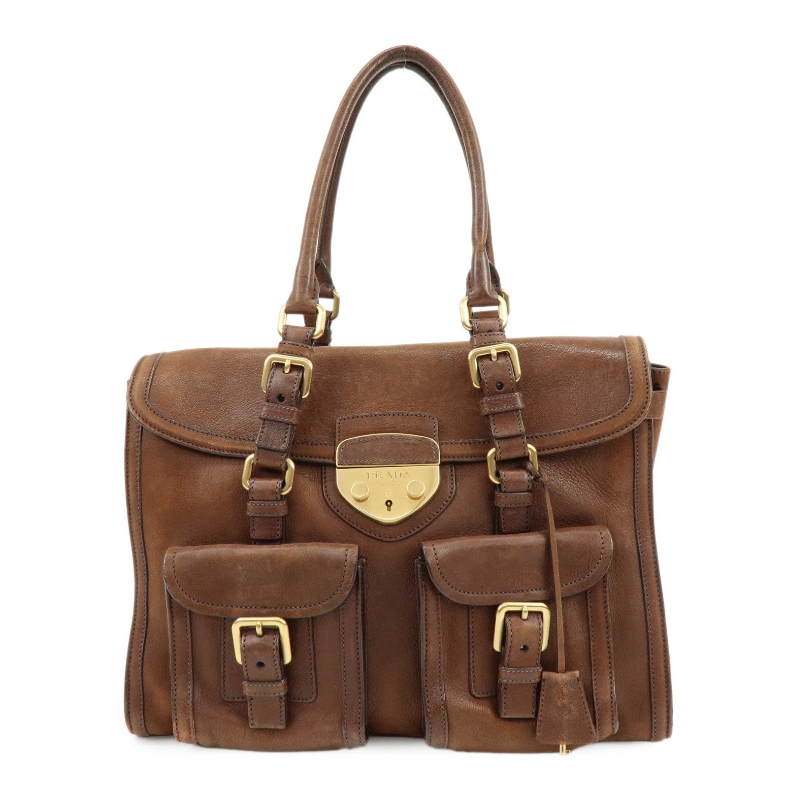 Prada Shoulder Bag - Brown, Leather