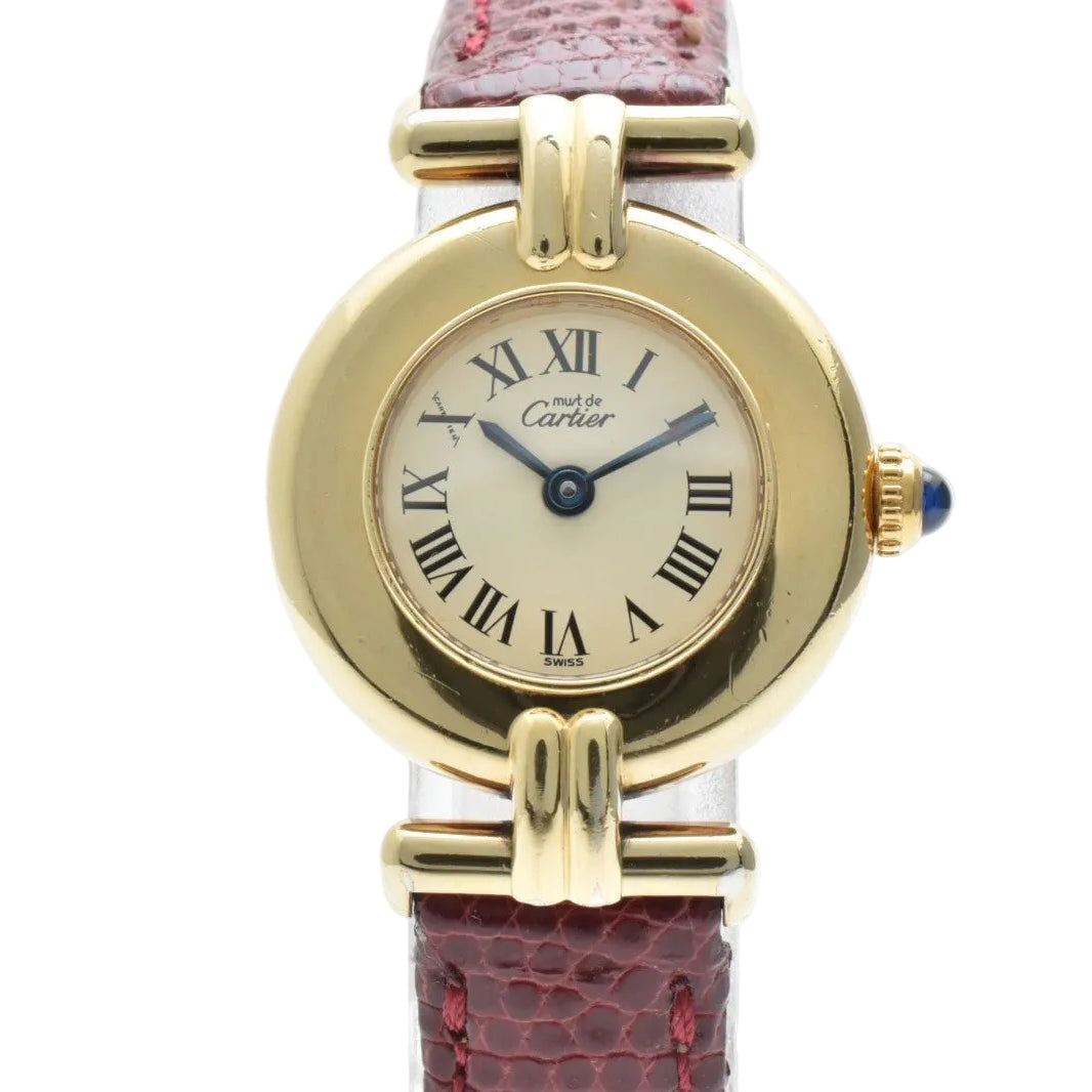 Cartier Colisee Wristwatch - Gold, Leather
