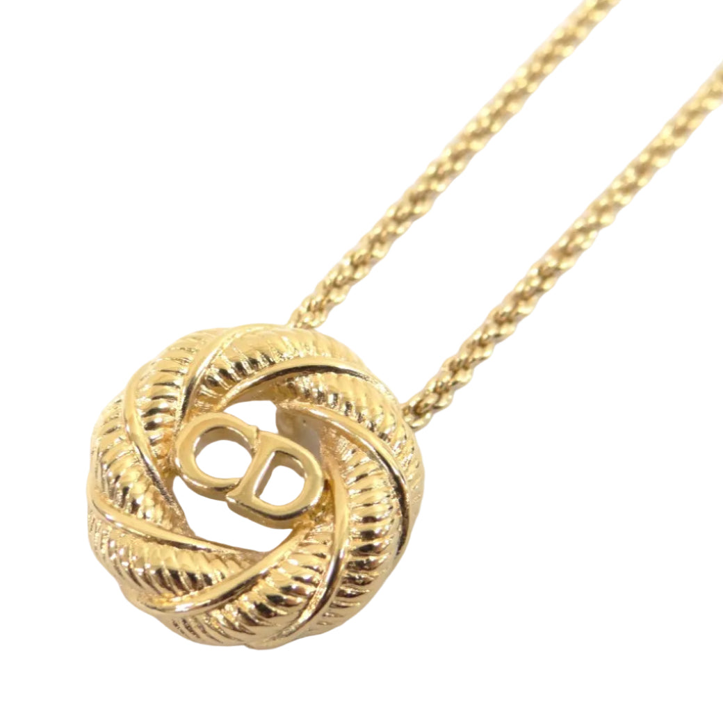Dior Chain Necklace Pendant - Gold, Metal