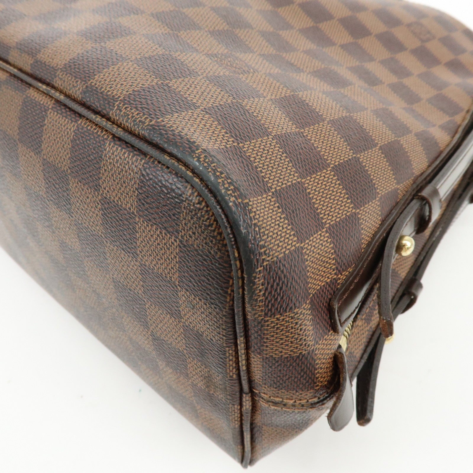 Louis Vuitton Damier Ebene Cabas Rivington Canvas Shoulder Bag