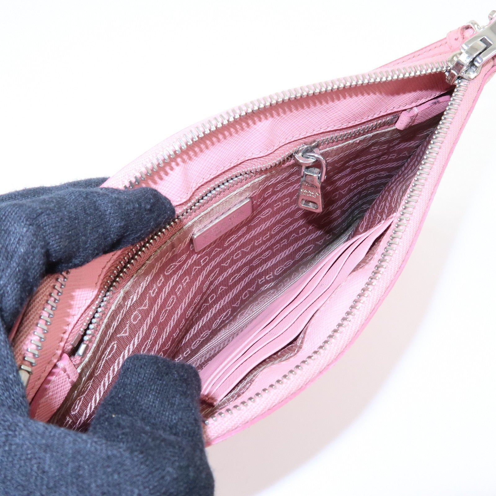 Prada 2way Bag - Pink, Saffiano Leather