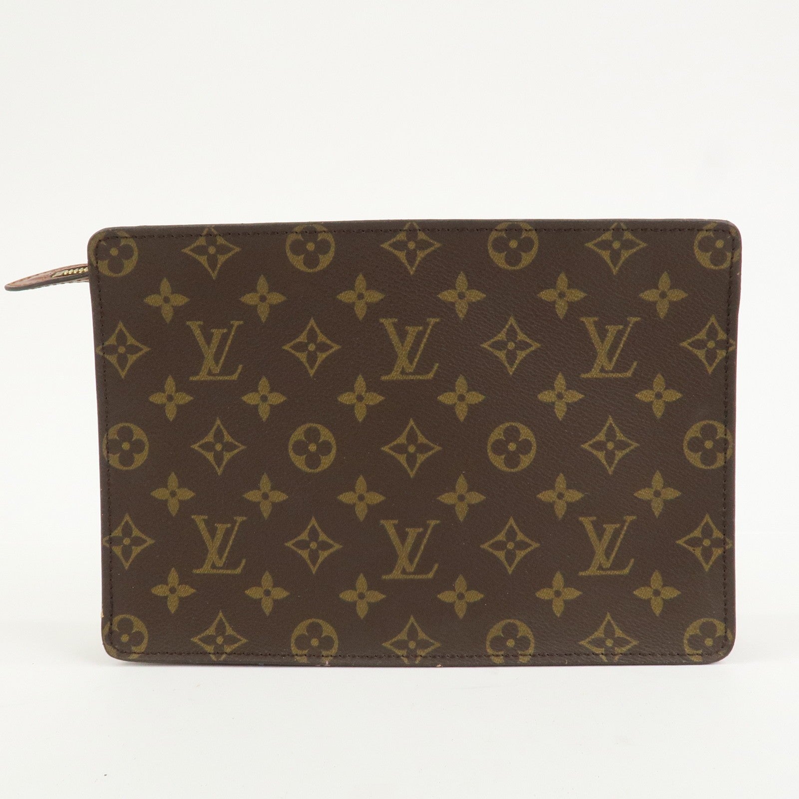 Louis Vuitton Monogram Pochette Homme Clutch Bag - Brown, Monogram Canvas, Leather