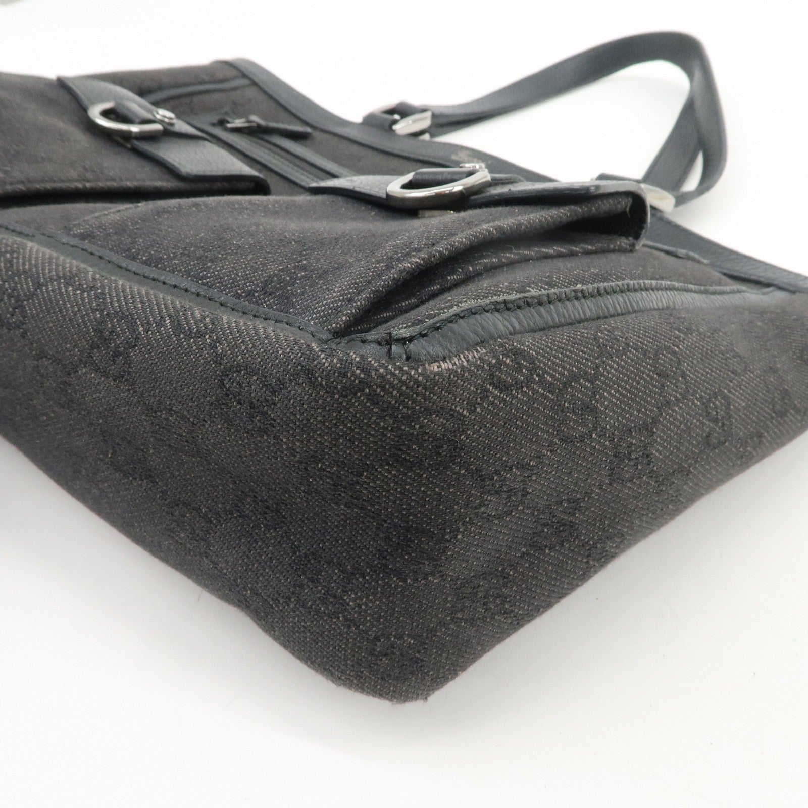 Gucci Abbey Tote Bag - Black, GG Canvas