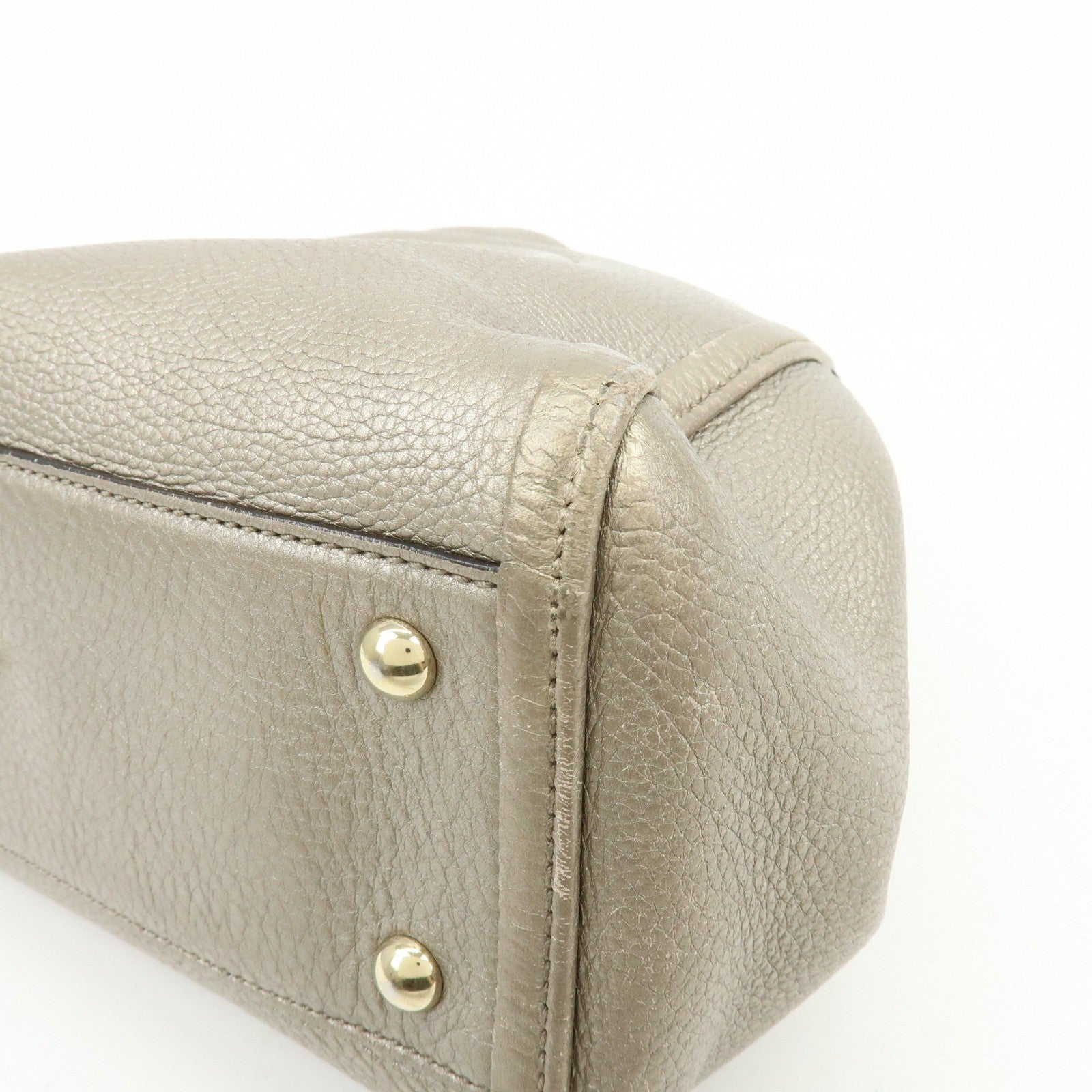 Gucci Soho Interlocking G 2Way Bag - Champaign Gold, Leather