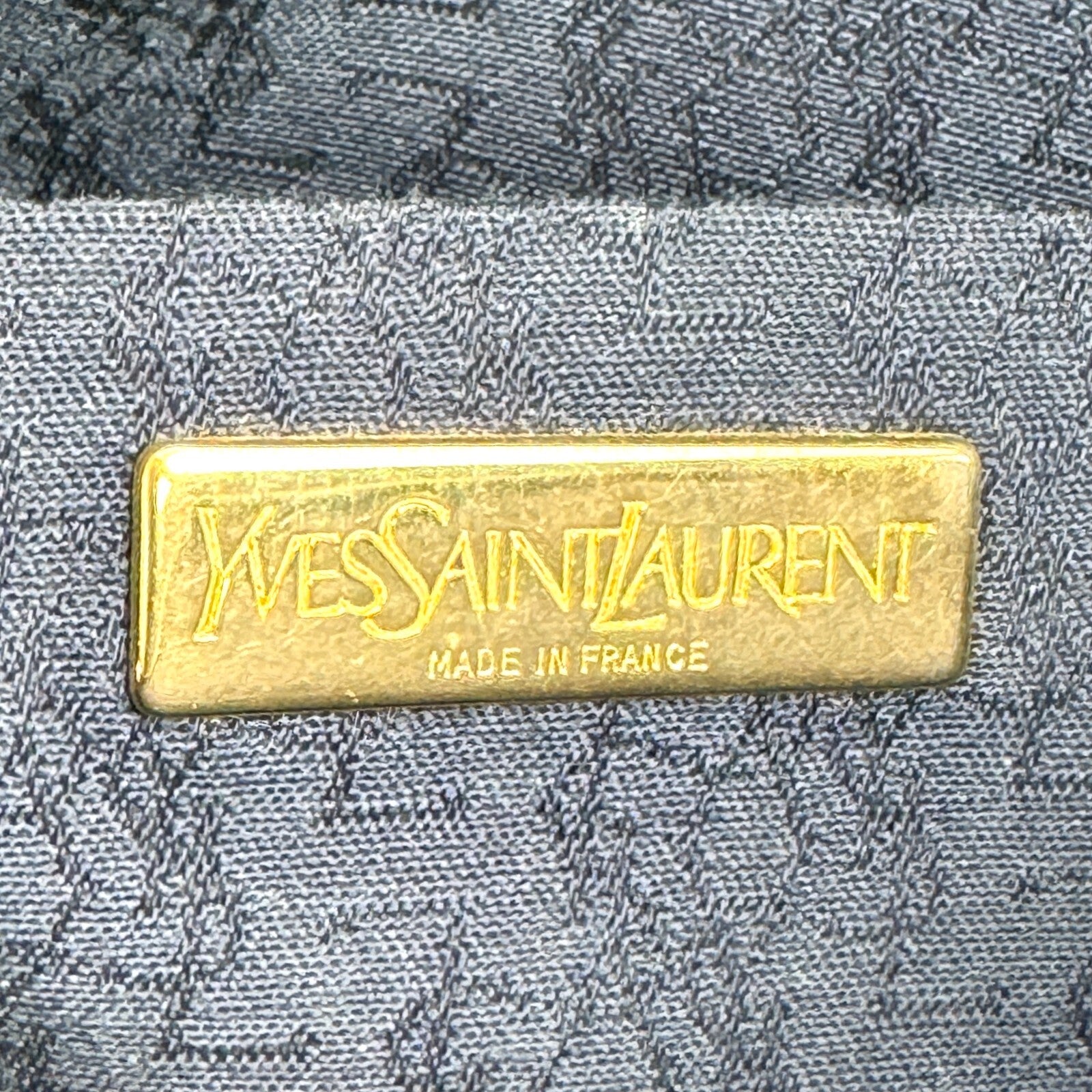 Saint Laurent YSL Shoulder Bag - Navy, Leather