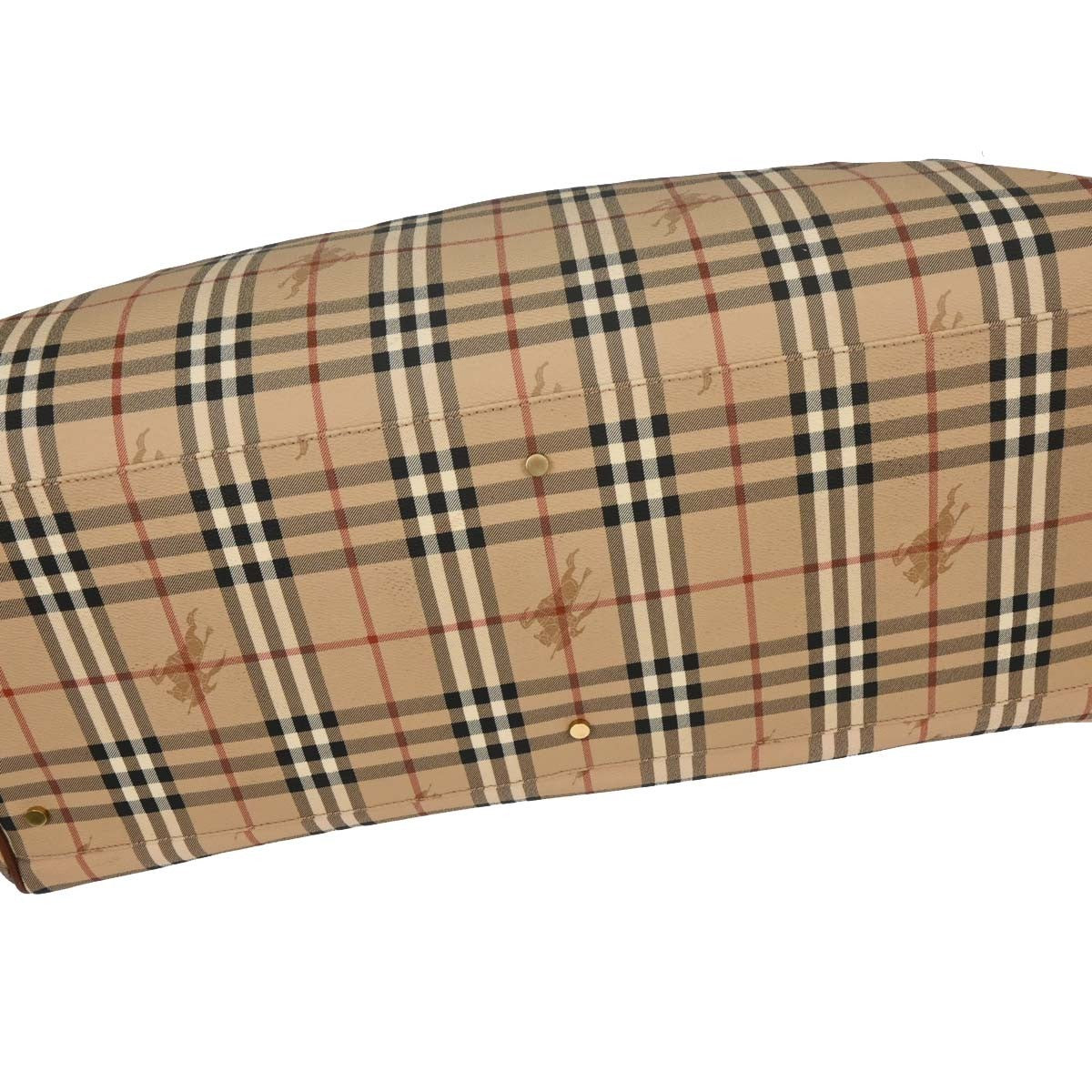 Burberry House Check Duffle 2way Handbag - Beige, PVC