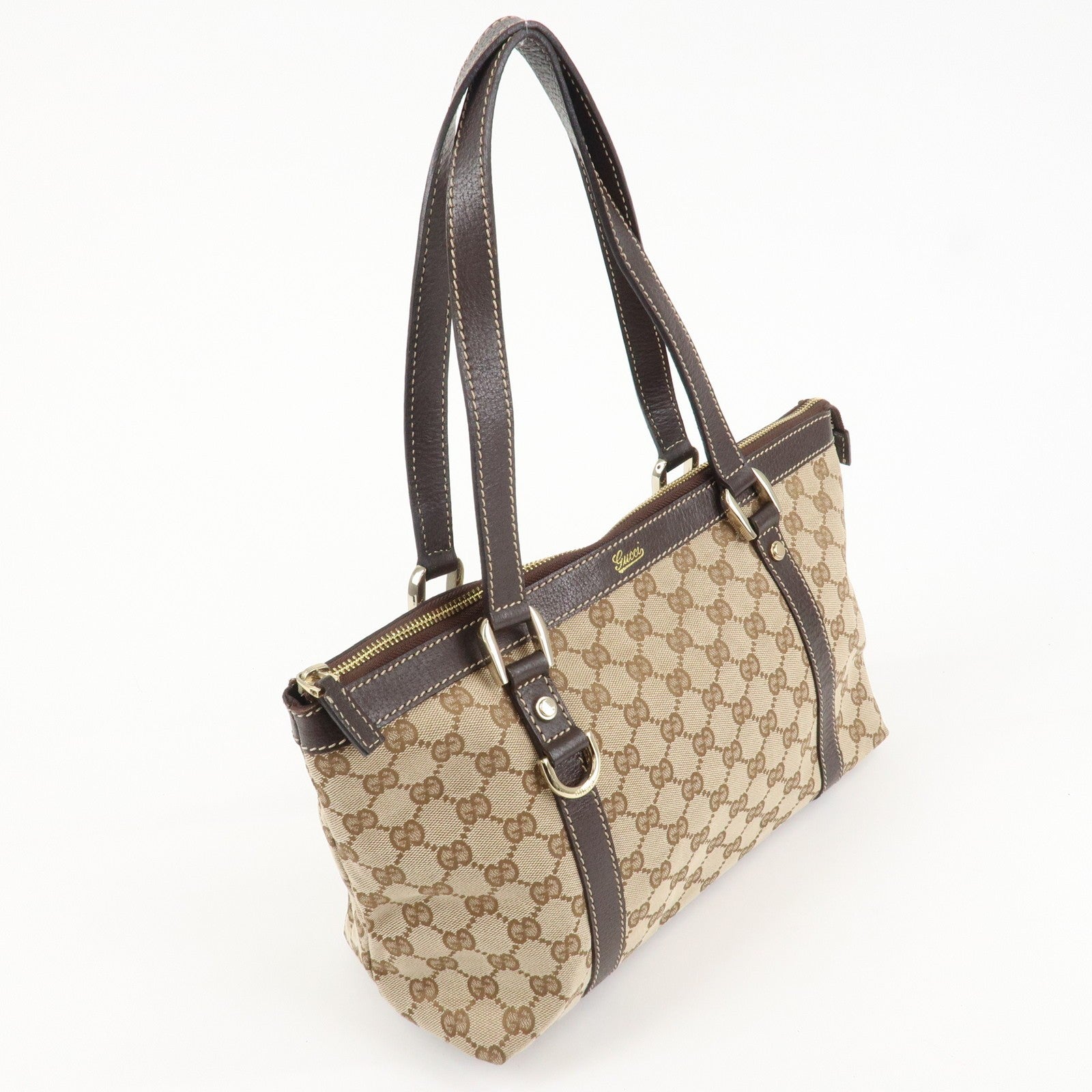 Gucci Abbey Tote Bag - Beige, Canvas
