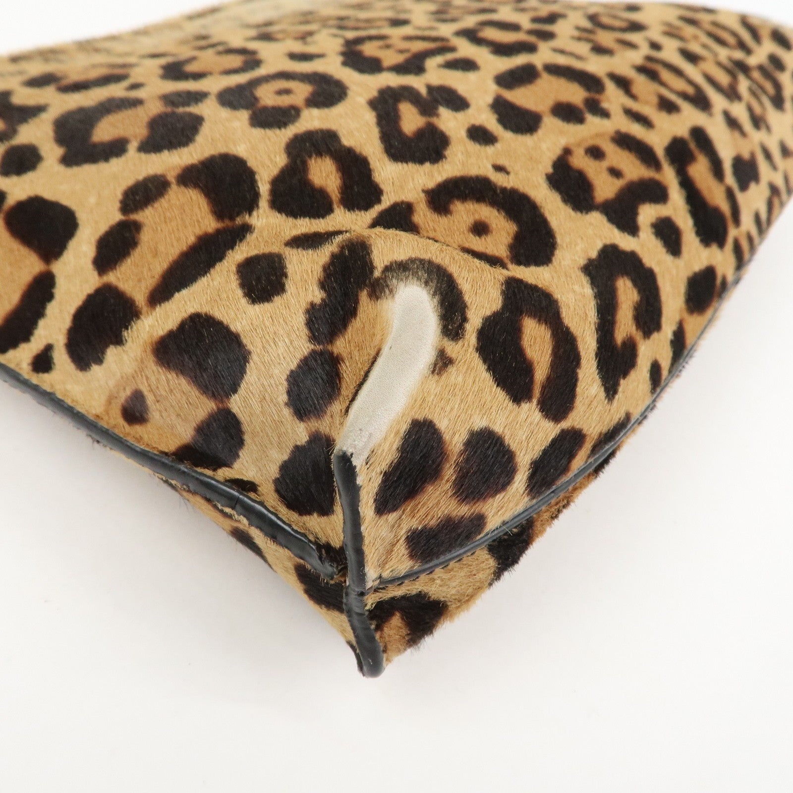 Loewe Anagram Logo Clutch Bag - Leopard, Unborn Calf Leather