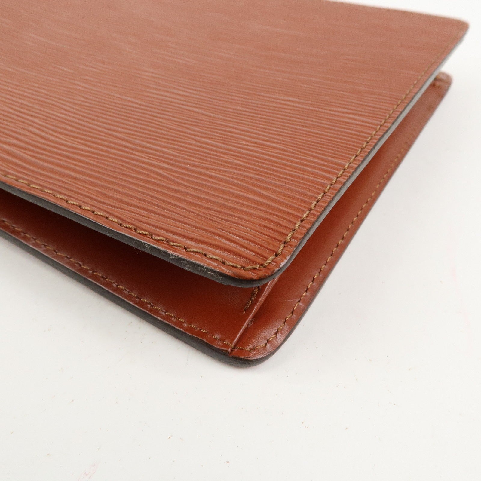 Louis Vuitton Epi Pochette Homme Clutch Bag - Kenya Brown, Epi Leather