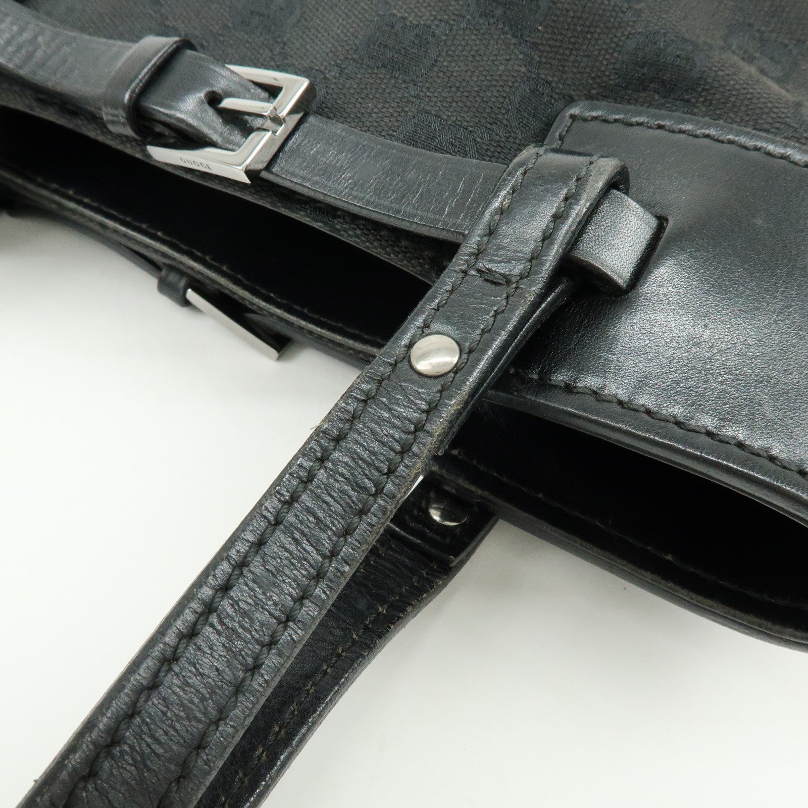 Gucci Tote Bag - Black, Canvas Leather