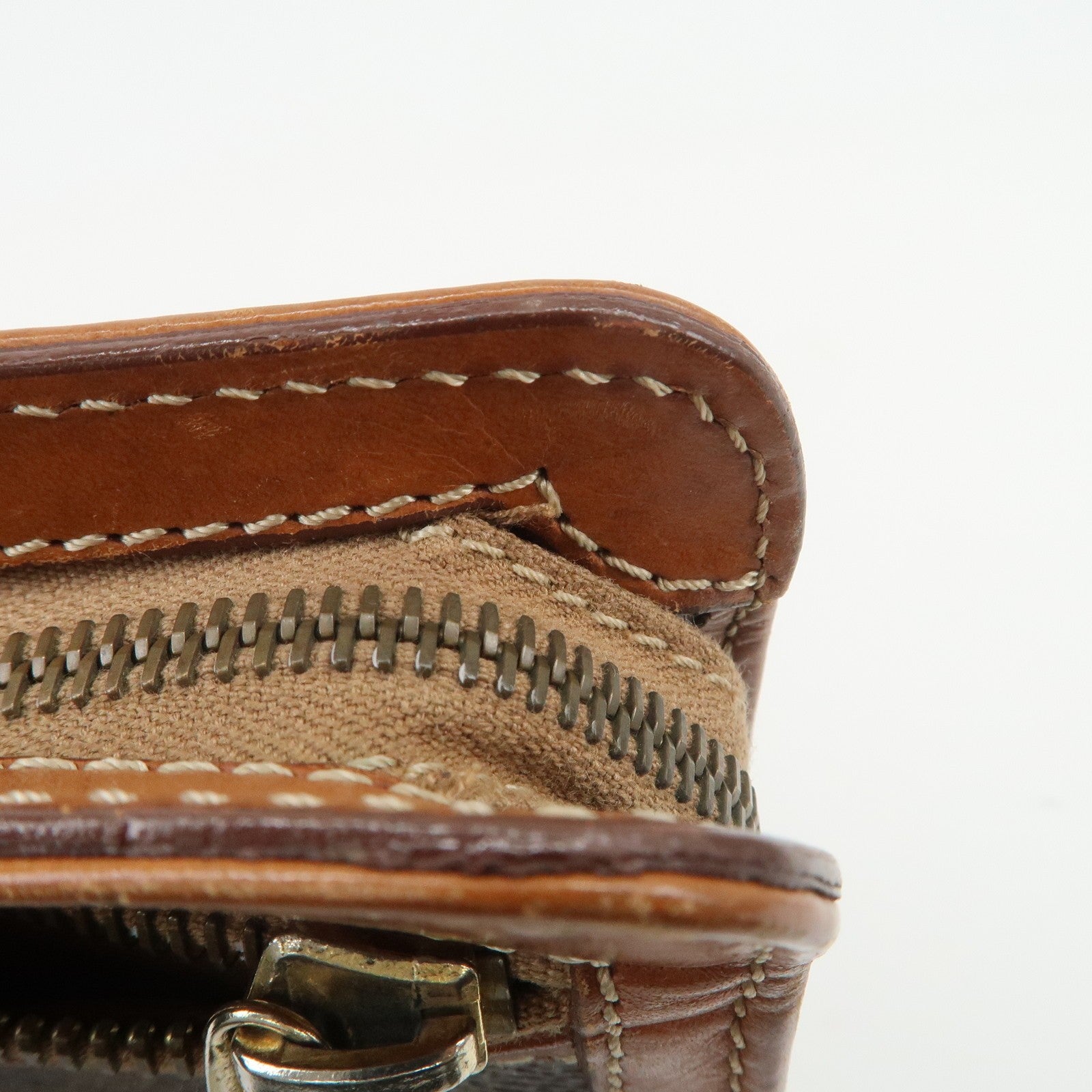 Celine Macadam Clutch Bag - Brown, PVC Coating Canvas, Leather