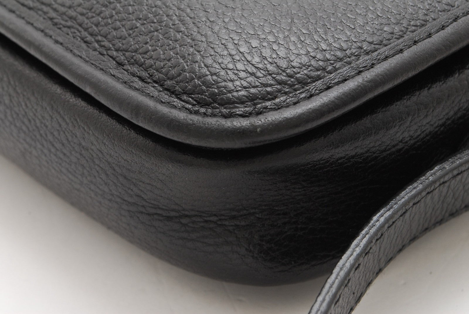 Saint Laurent Yves Shoulder Bag - Black, Leather