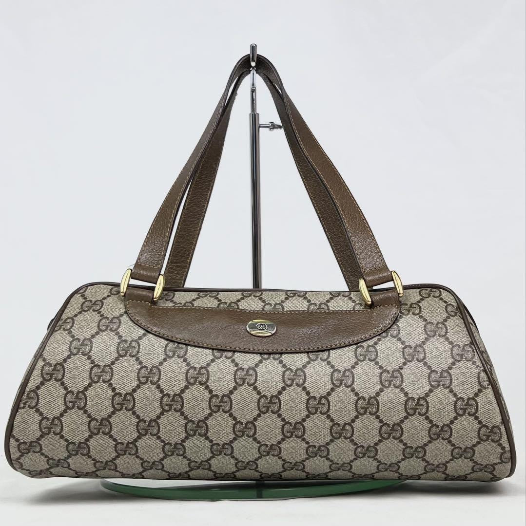 Gucci Old Gucci Mini Boston Bag - Beige, Leather