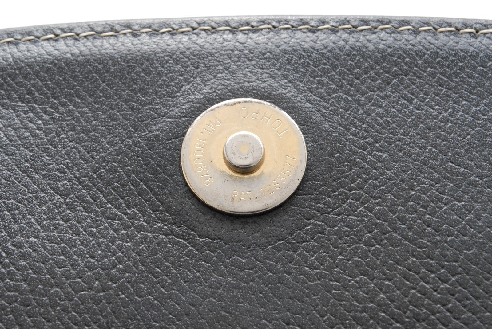 Saint Laurent Yves Vintage Shoulder Tote Stitch Bag - Black, Leather