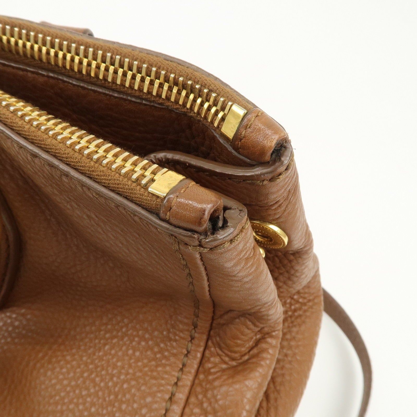 Miu Miu Hand Bag - Brown, Leather