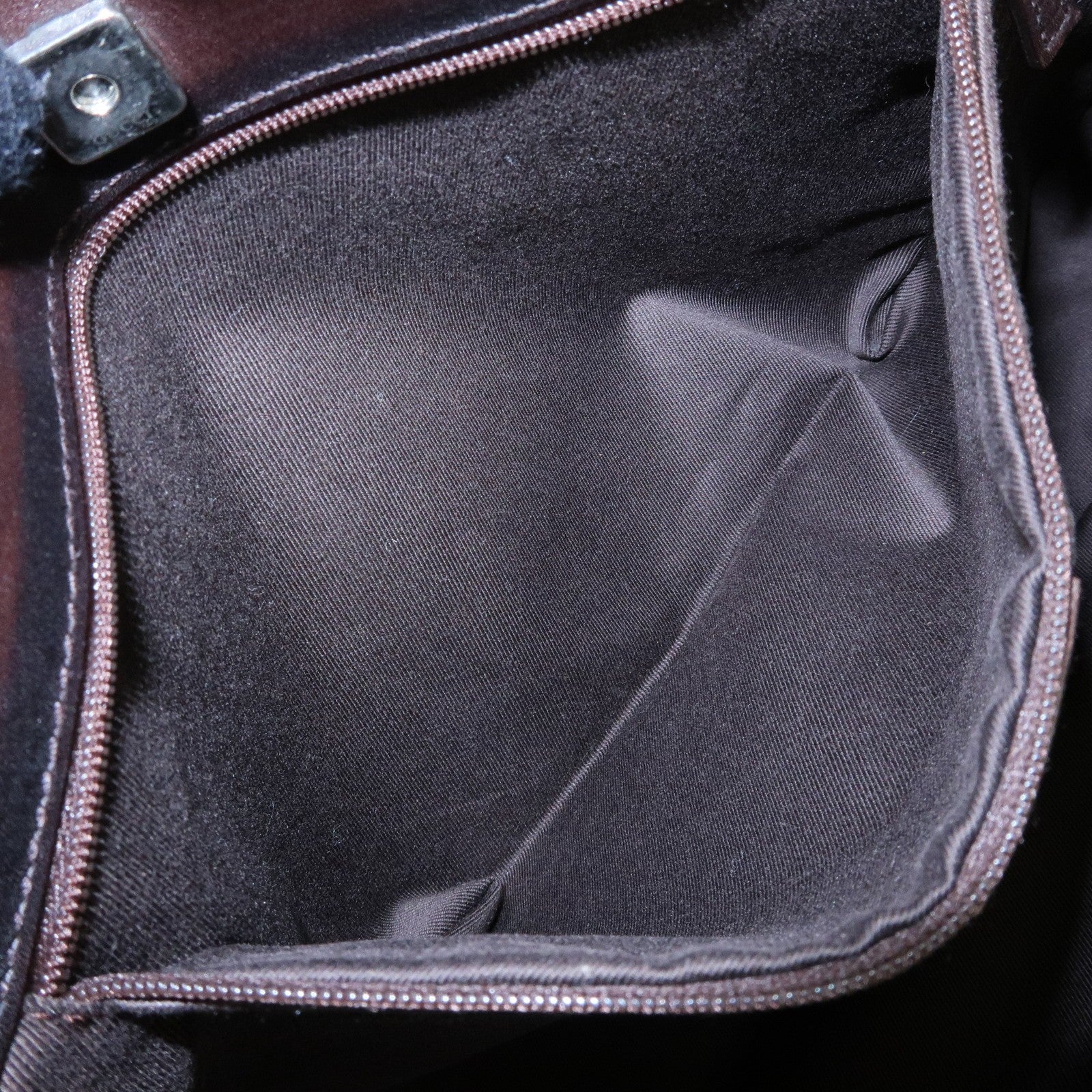 Gucci Hand Bag - Dark Brown, Canvas Leather