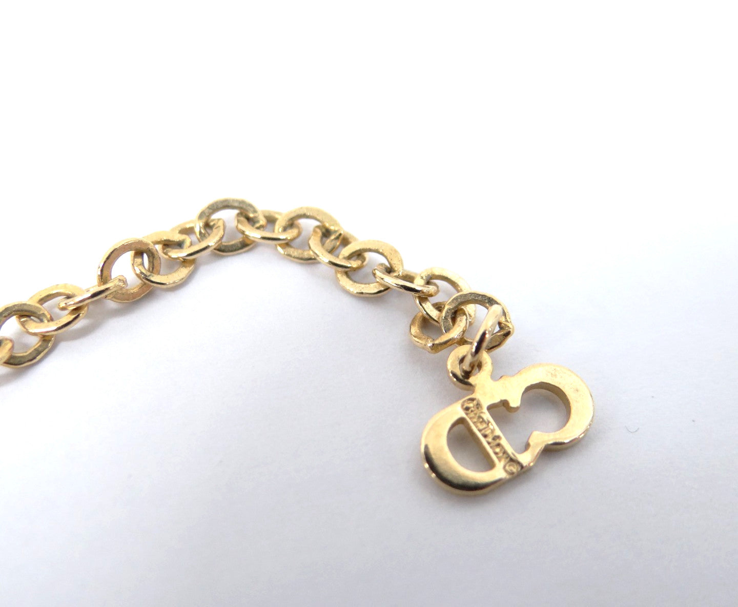Dior Chain Necklace Pendant - Gold, Metal