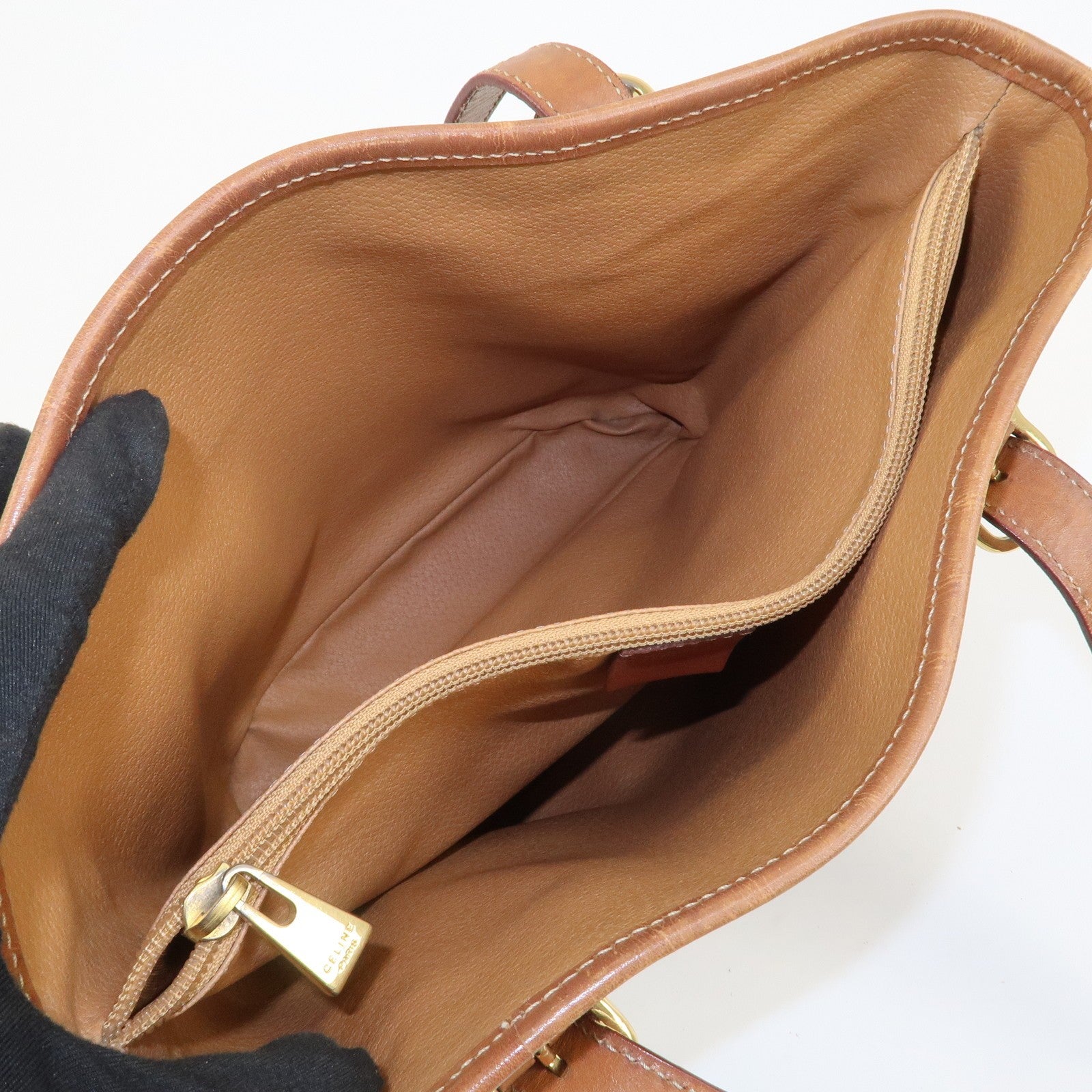 Celine Macadam Tote Bag - Brown, PVC Canvas Leather