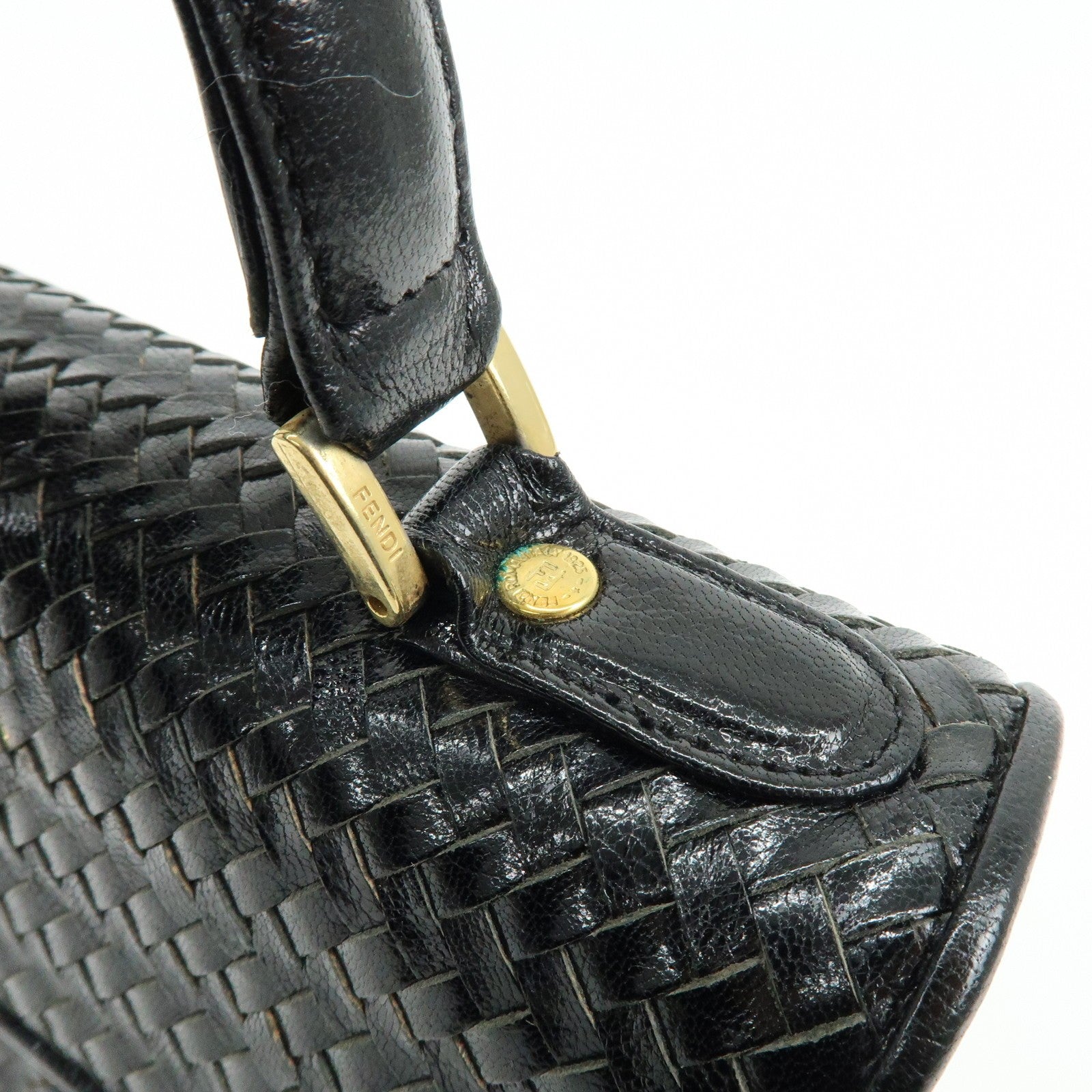 Fendi Hand Bag - Black, Leather