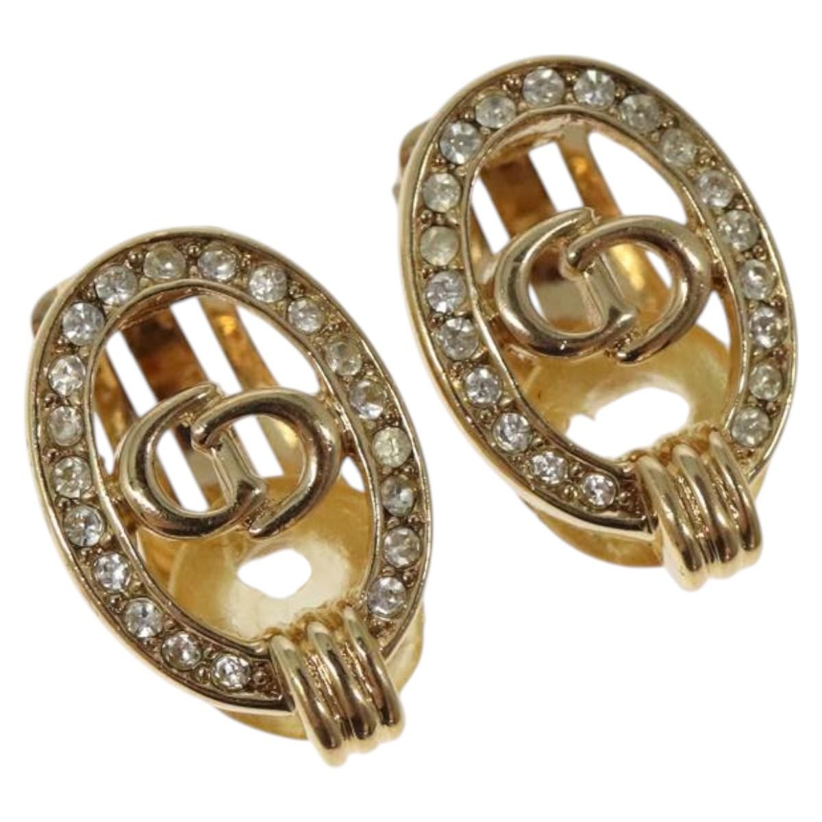 Christian Dior Earring - Gold, Metal