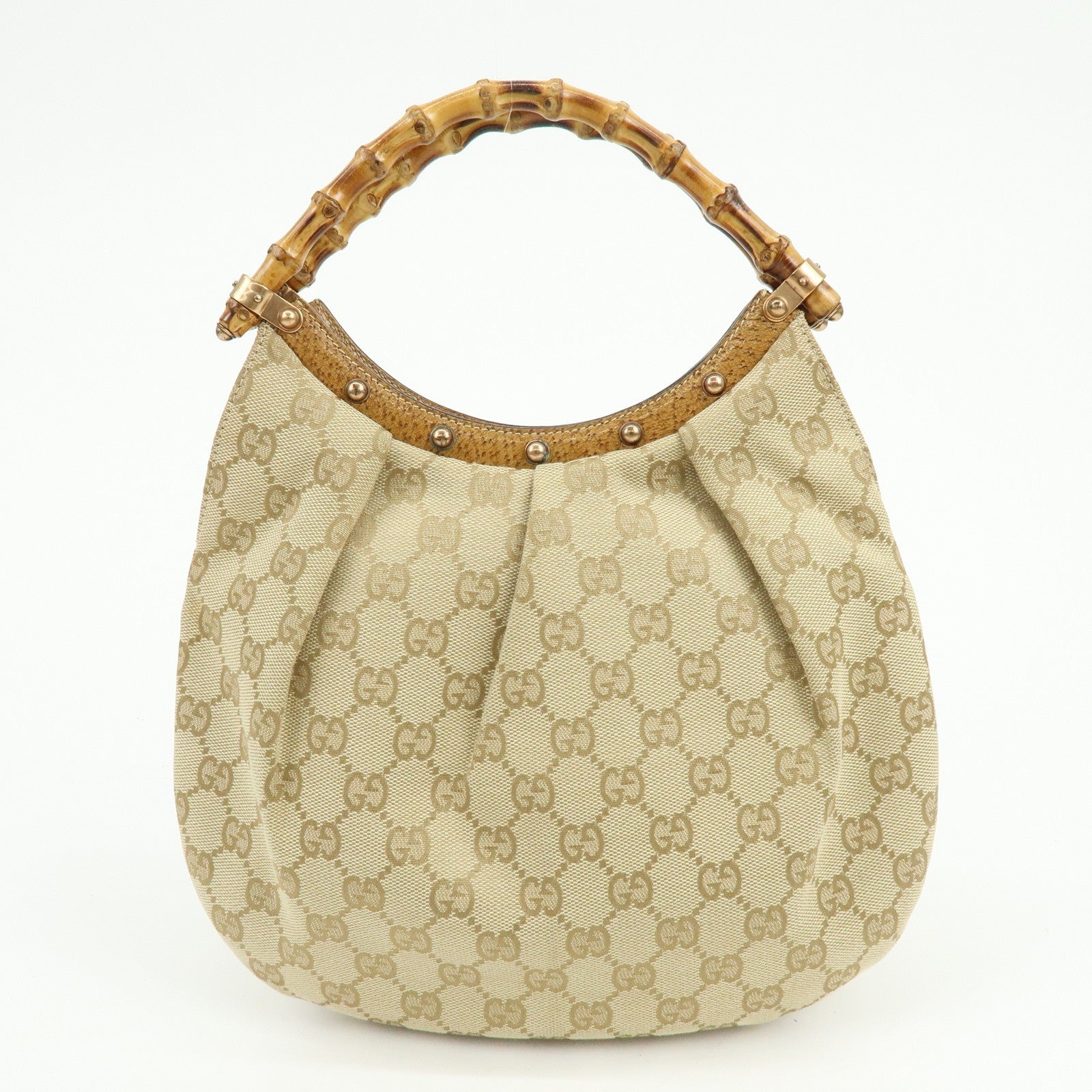 Gucci Tote Bag - Beige, GG Canvas and Leather