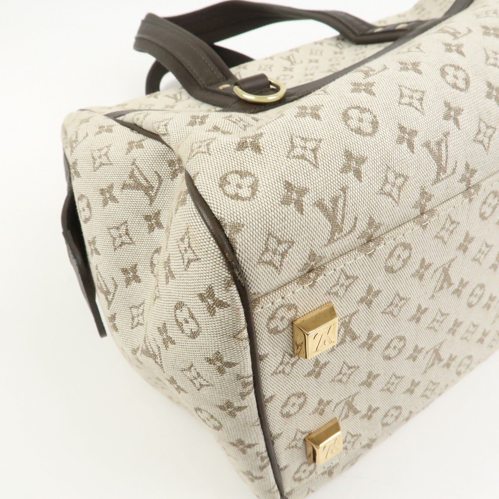 Louis Vuitton Boston Bag - Khaki, Monogram Mini Canvas