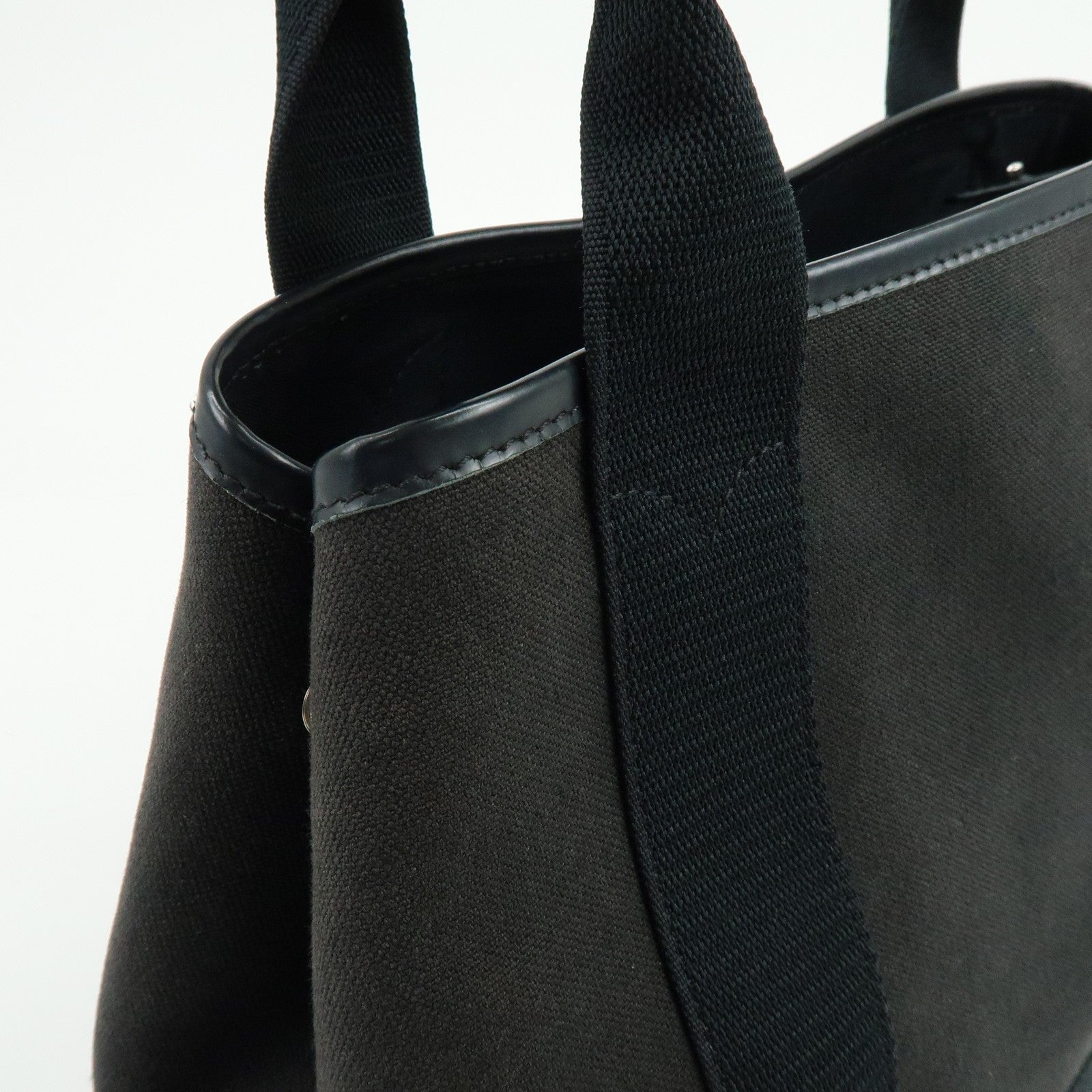 Balenciaga Tote Bag - Black, Canvas, Leather- מגיע עם הארנק