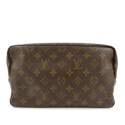 Louis Vuitton Trousse Toilette 28 Monogram Clutch - Brown, Leather