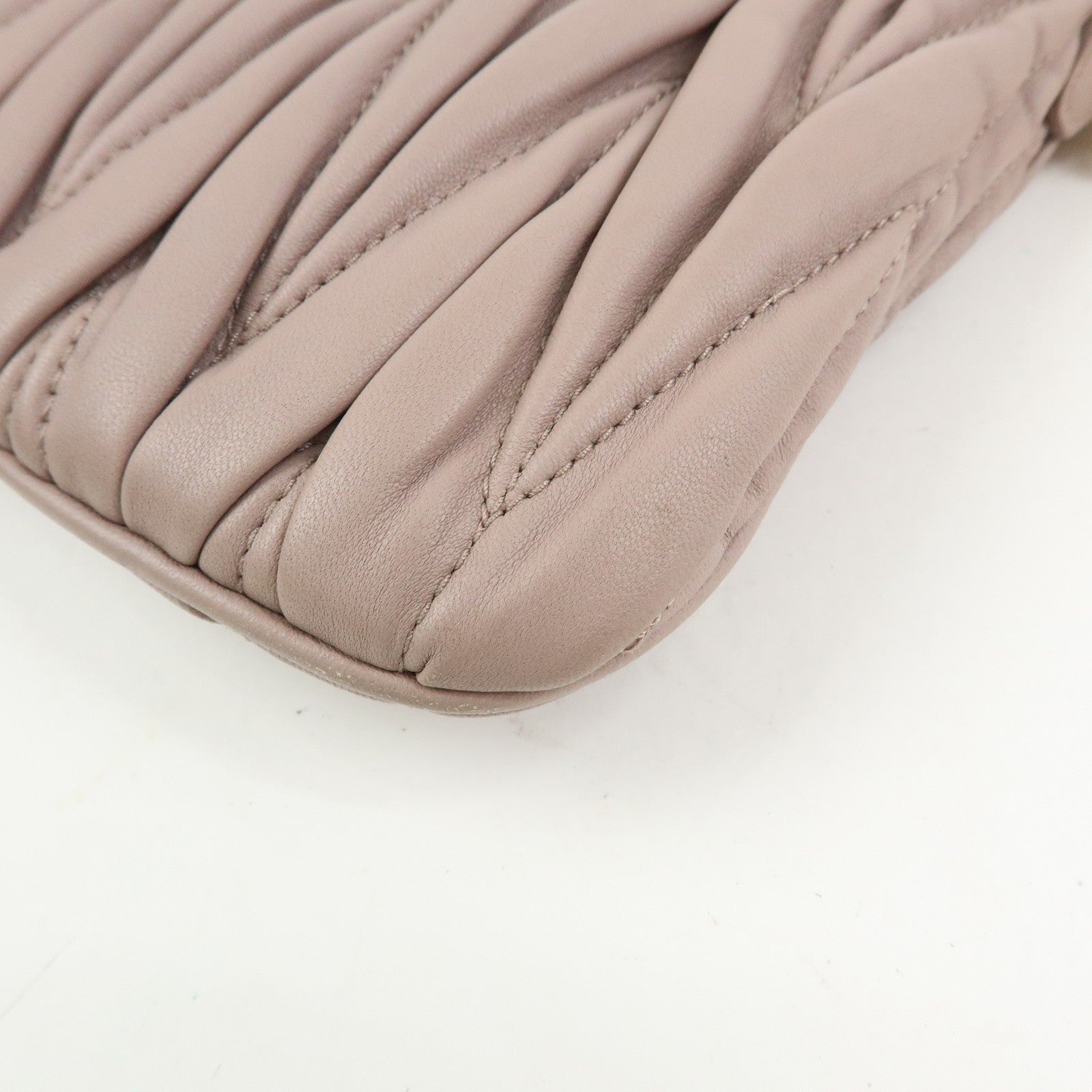 Miu Miu Handbag - Pink Beige, Nappa Leather