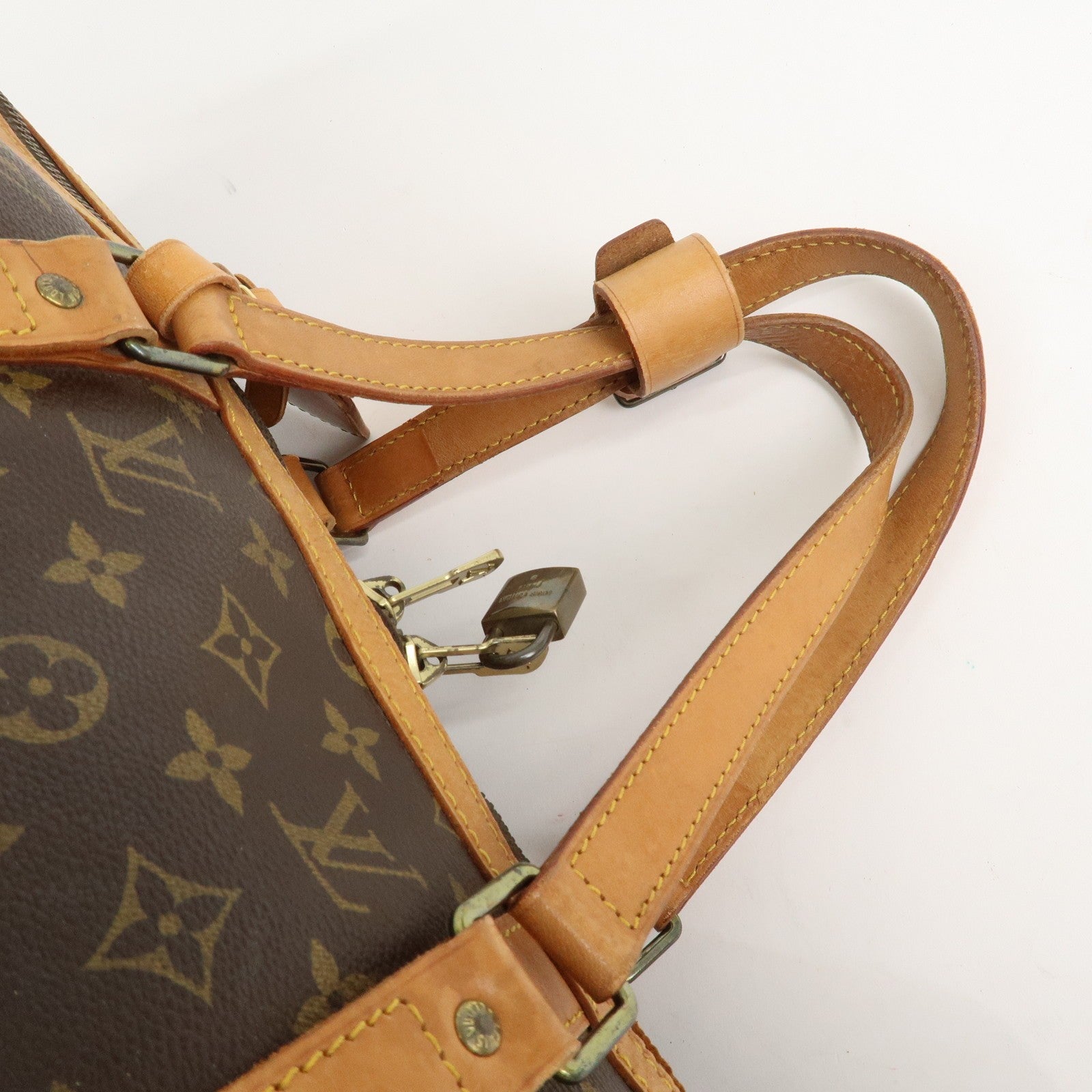 Louis Vuitton Monogram Sac Souple 45 Boston Bag - Brown, Monogram Canvas