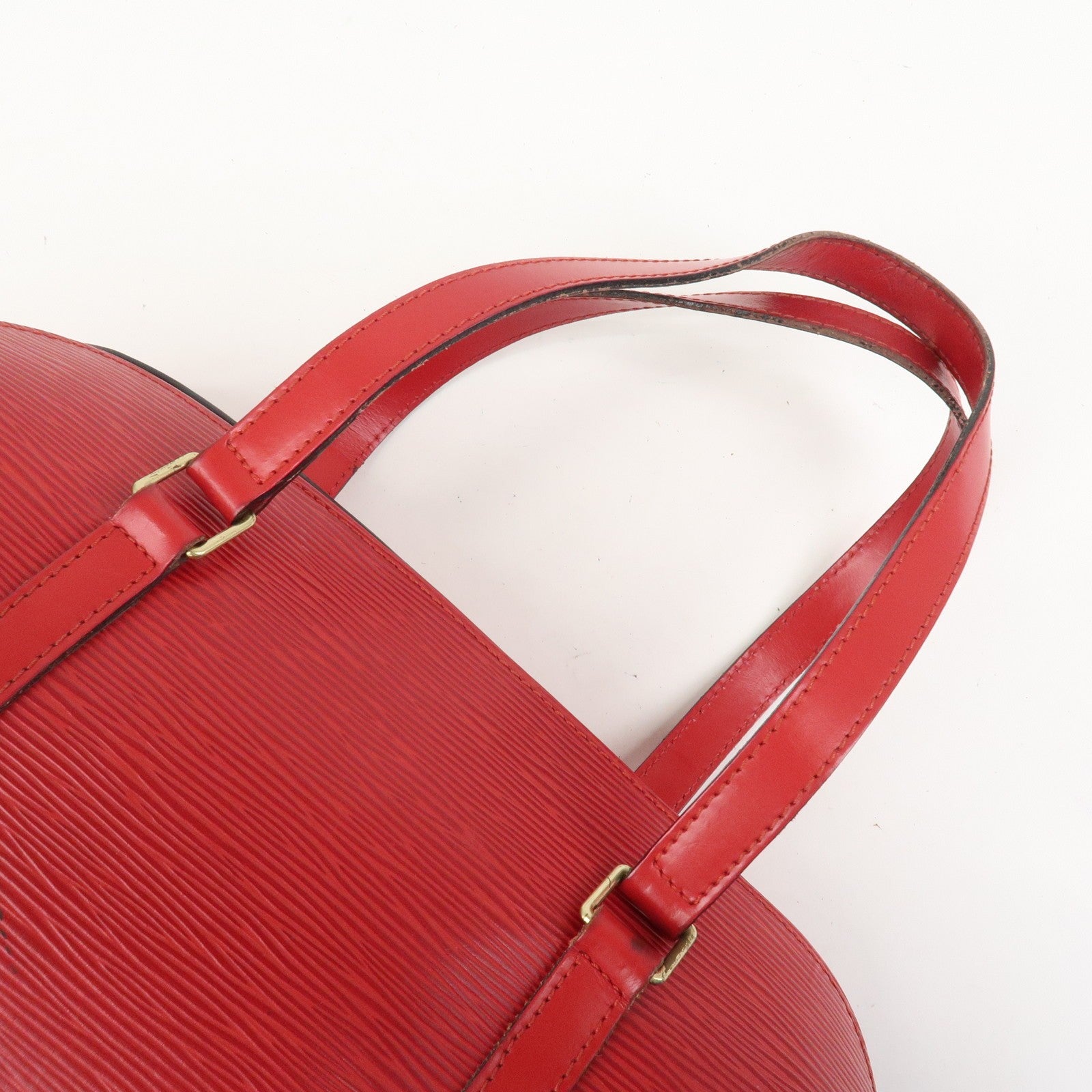 Louis Vuitton Epi Soufflot Hand Bag - Castillian Red, Epi Leather
