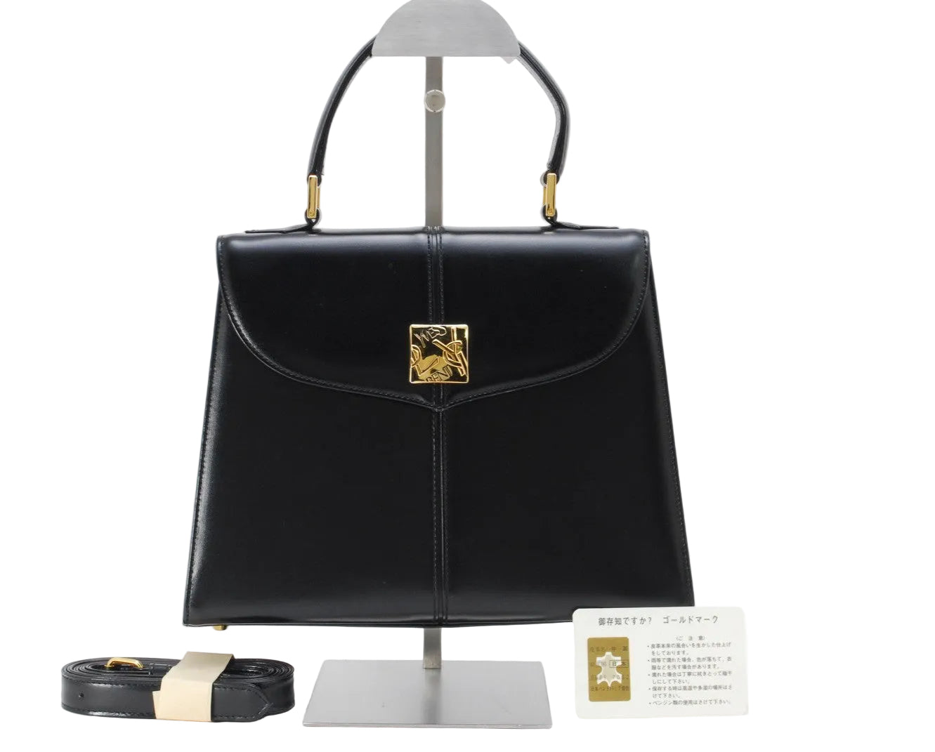 Saint Laurent Shoulder 2Way Hand Tote Bag - Black, Leather