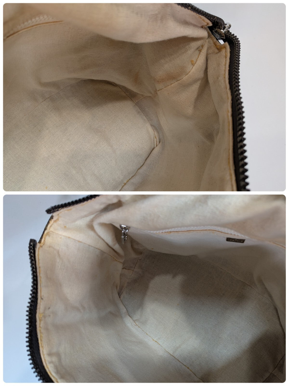 Fendi Zucca Handbag - Brown, Canvas Leather