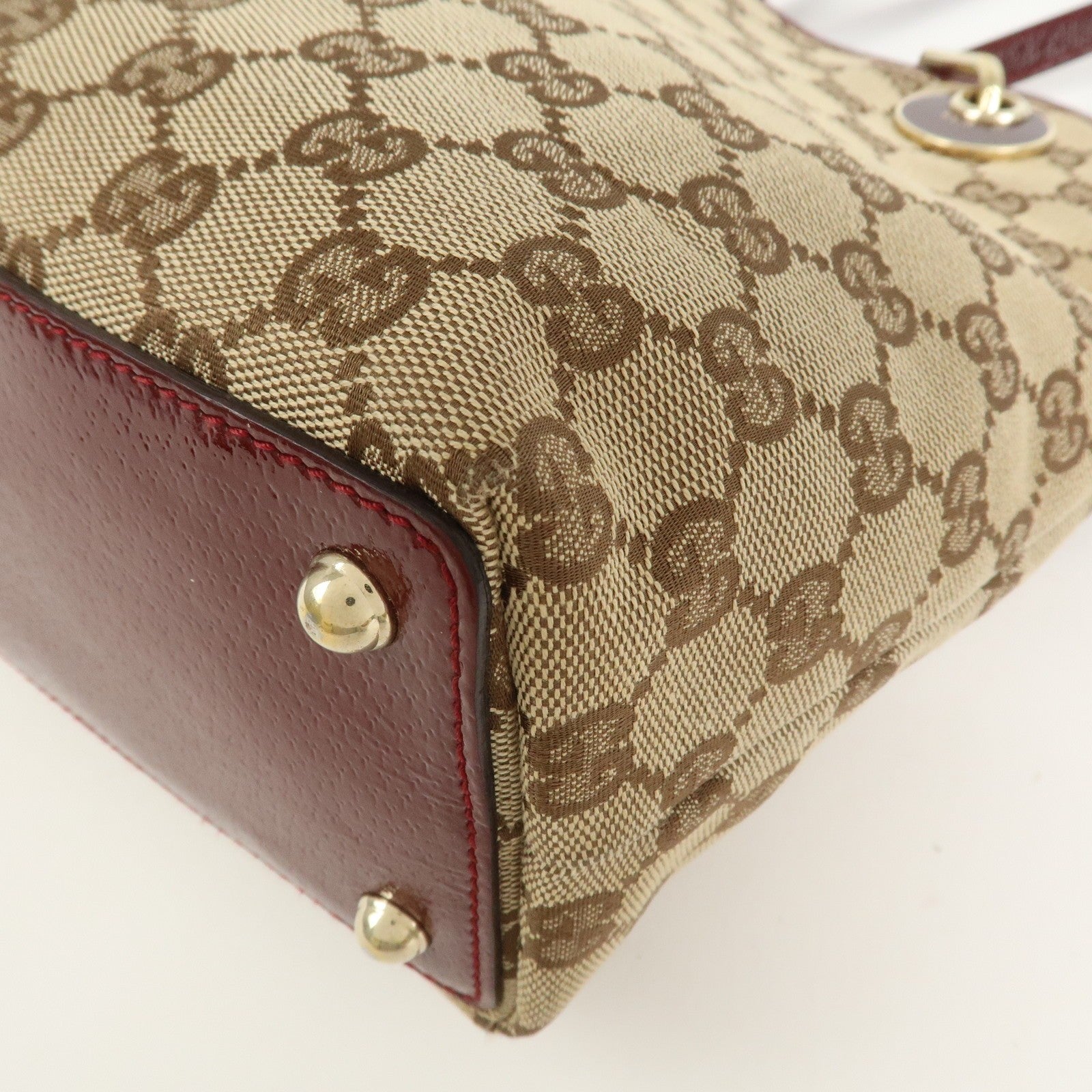 Gucci Tote Bag - Brown Bordeaux, GG Canvas Leather