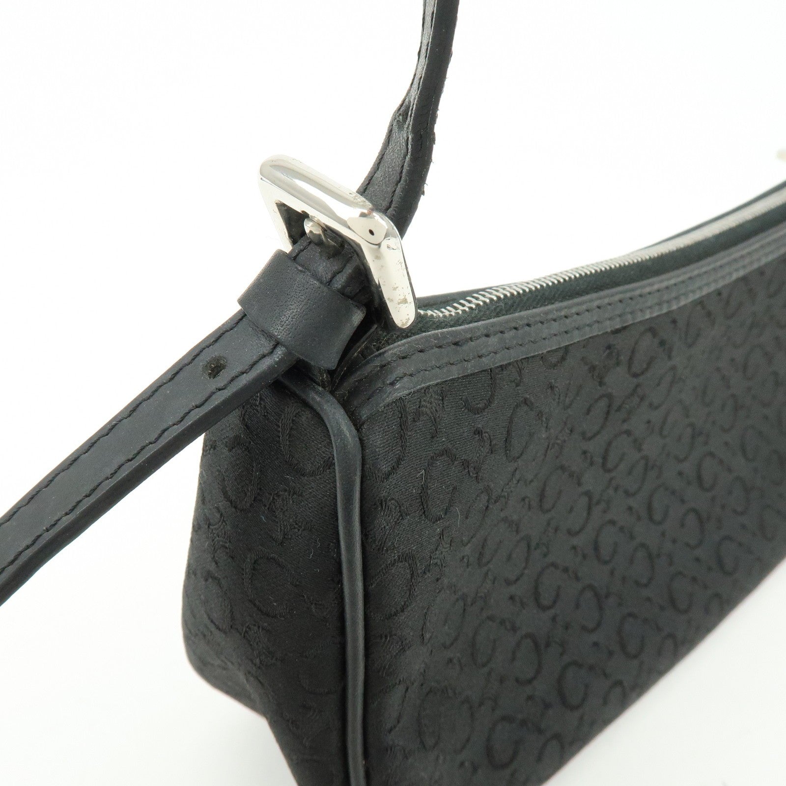 Celine C Macadam Shoulder Bag - Black, Leather