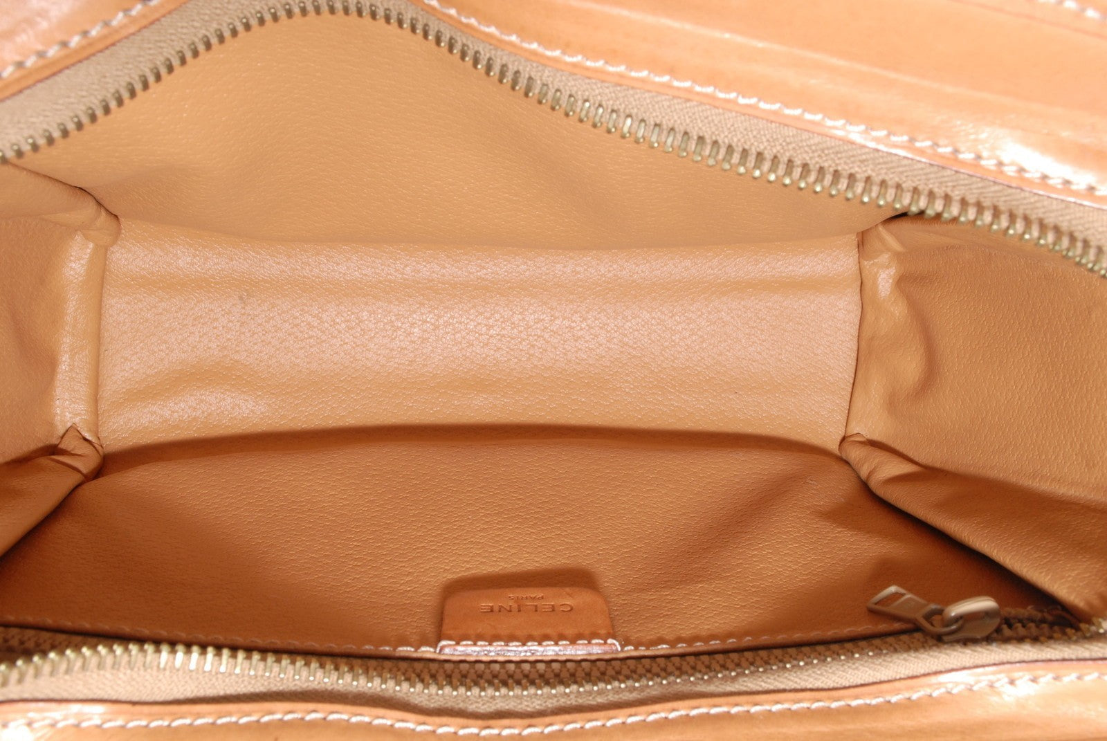 Celine Macadam Shoulder Bag - Beige, PVC Coated Canvas