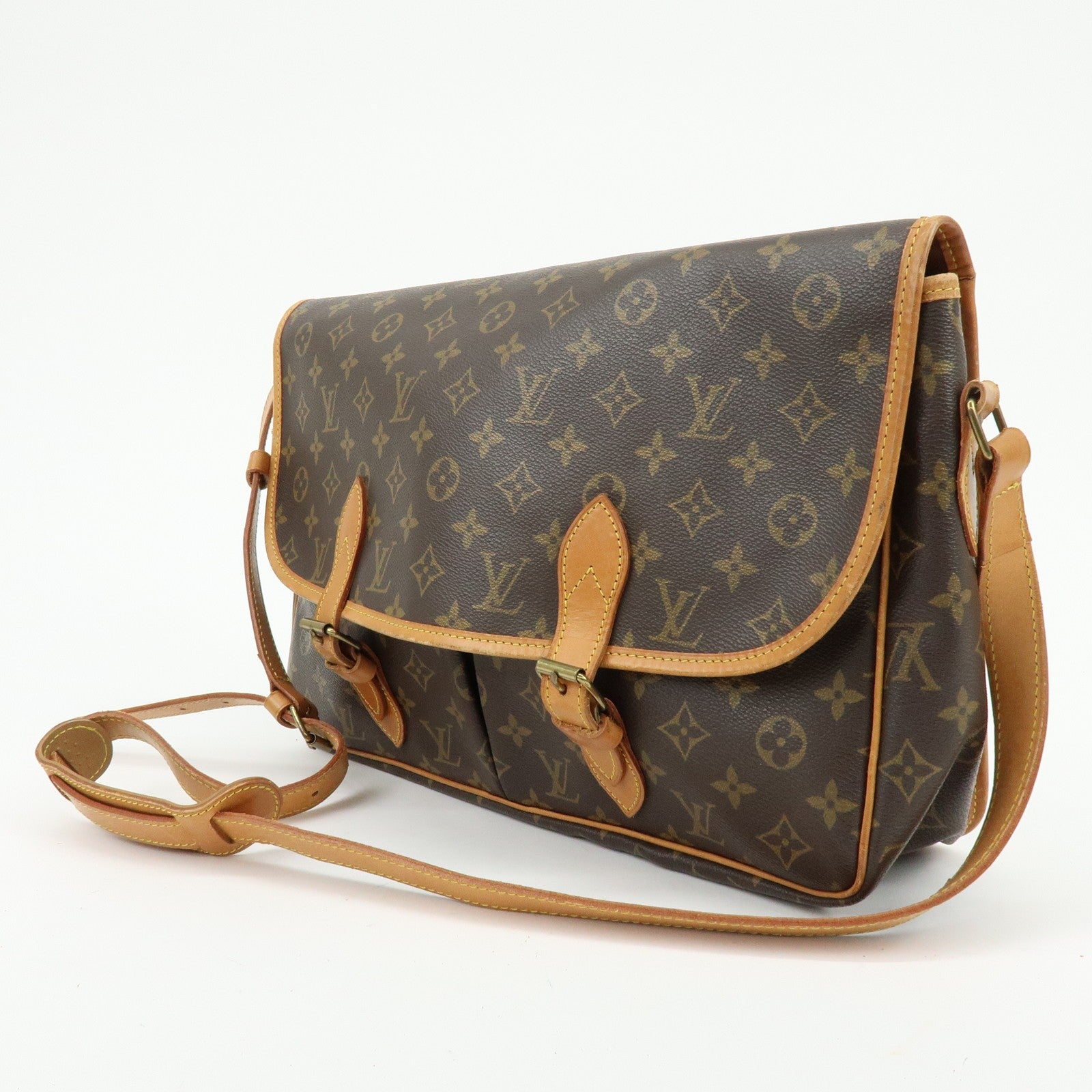 Louis Vuitton Monogram Canvas Gibeciere GM Shoulder Bag